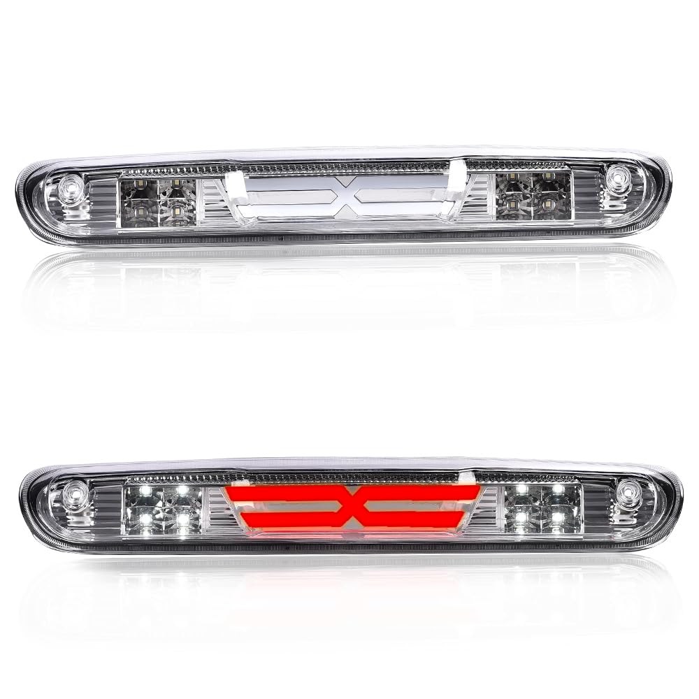 CROSSDESIGN LED 3rd Third Brake Light Compatible With 2007-2014 Chevy Silverado/GMC Sierra,Fit H-ummer H3T 2009-2010, Cargo Ligh