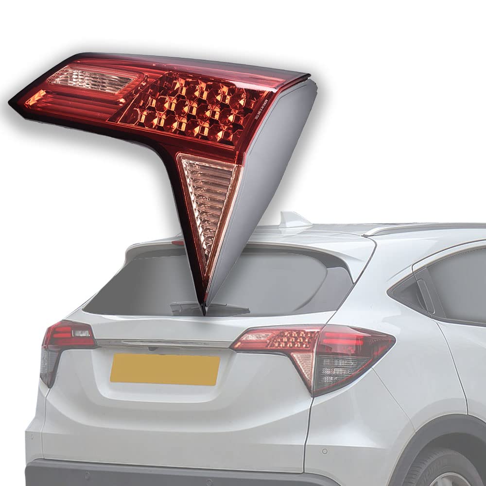 LQI Tail Lights Assembly Inner Side Compatible with Honda HRV 2016 2017 Right Passenger Side Rear Brake Lamps Assembly Luces tra
