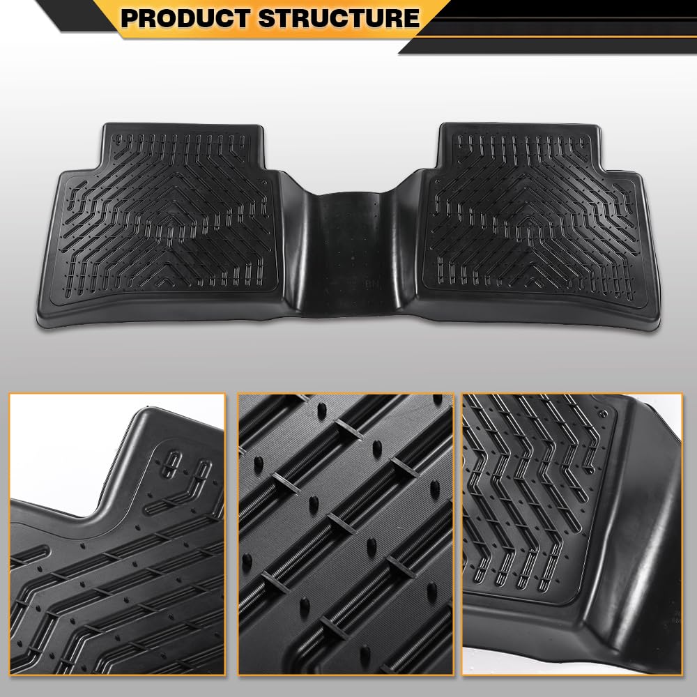 G-PLUS TPE Floor Mats Compatible with Toyota Corolla Sedan 2020-2024(NOT Fit Hatchback Models) All Weather Full Cover Protection