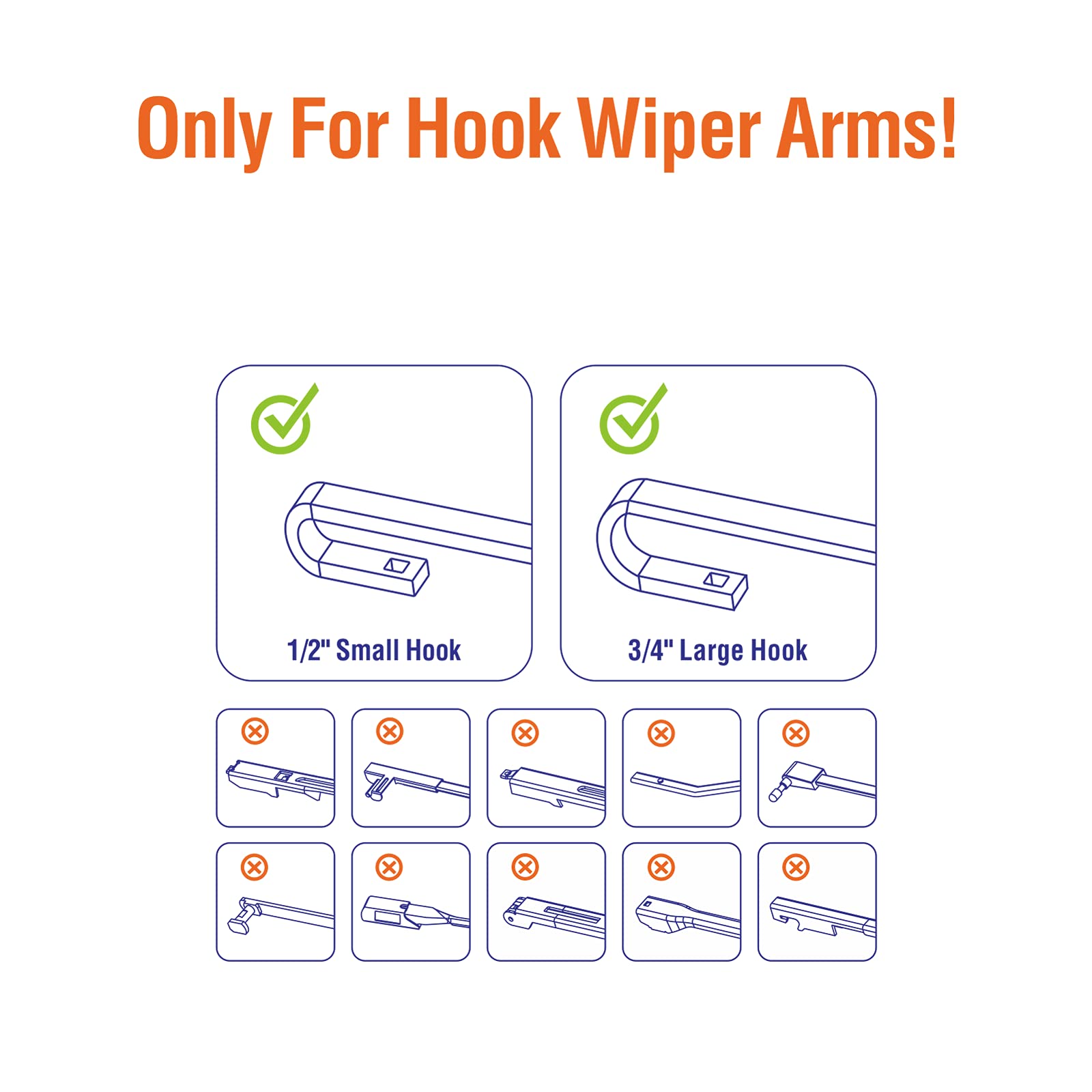 Wowiper 21 Wiper Blades 2 Pack Replacement For Jeep Grand Cherokee 2010-1999 Patriot 2017-2007/Chrysler Corvette 2013-2005 /Vw B