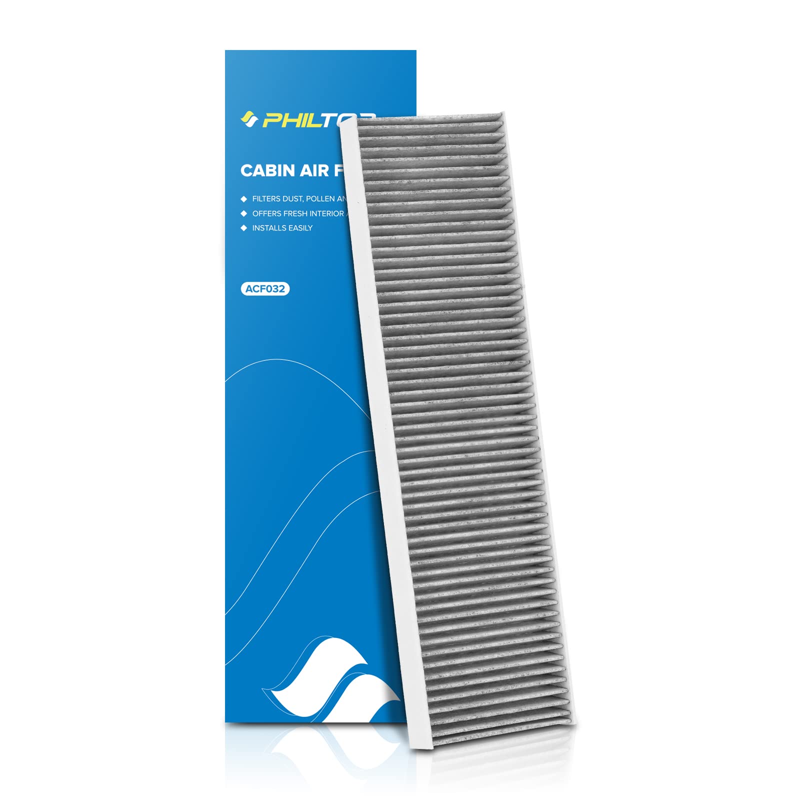 PHILTOP ACF032 (CF10733) Cabin Air Filter, Replacement for Cooper (2007-2015), Countryman (2011-2016), Paceman (2013-2016), Prem