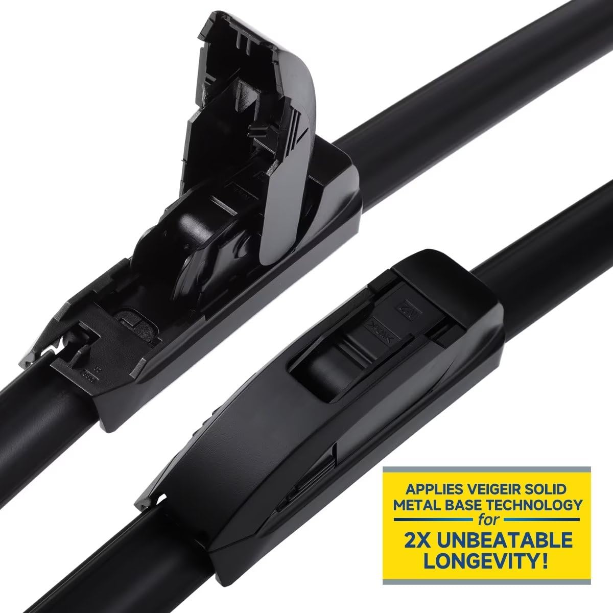 Veigeir 24Inch + 18Inch Windshield Wiper Blades For My Car Universal J/U Hook Front Oem Quality Automotive Replacement Blades