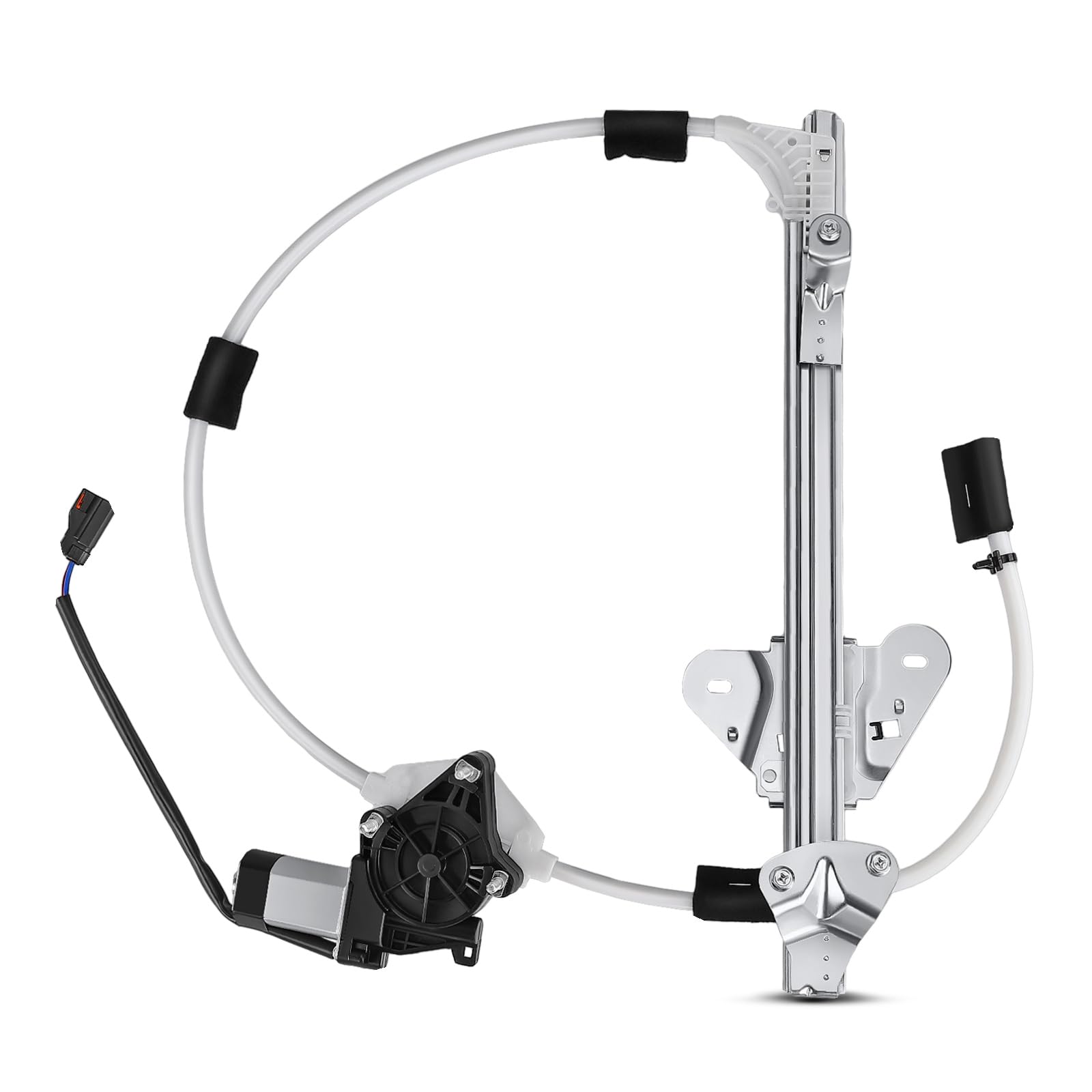 YHTAUTO Front Passenger Side Power Window Regulator with 2-Pin Motor Assembly Compatible with Jeep XJ Series Cherokee 1997-2001 