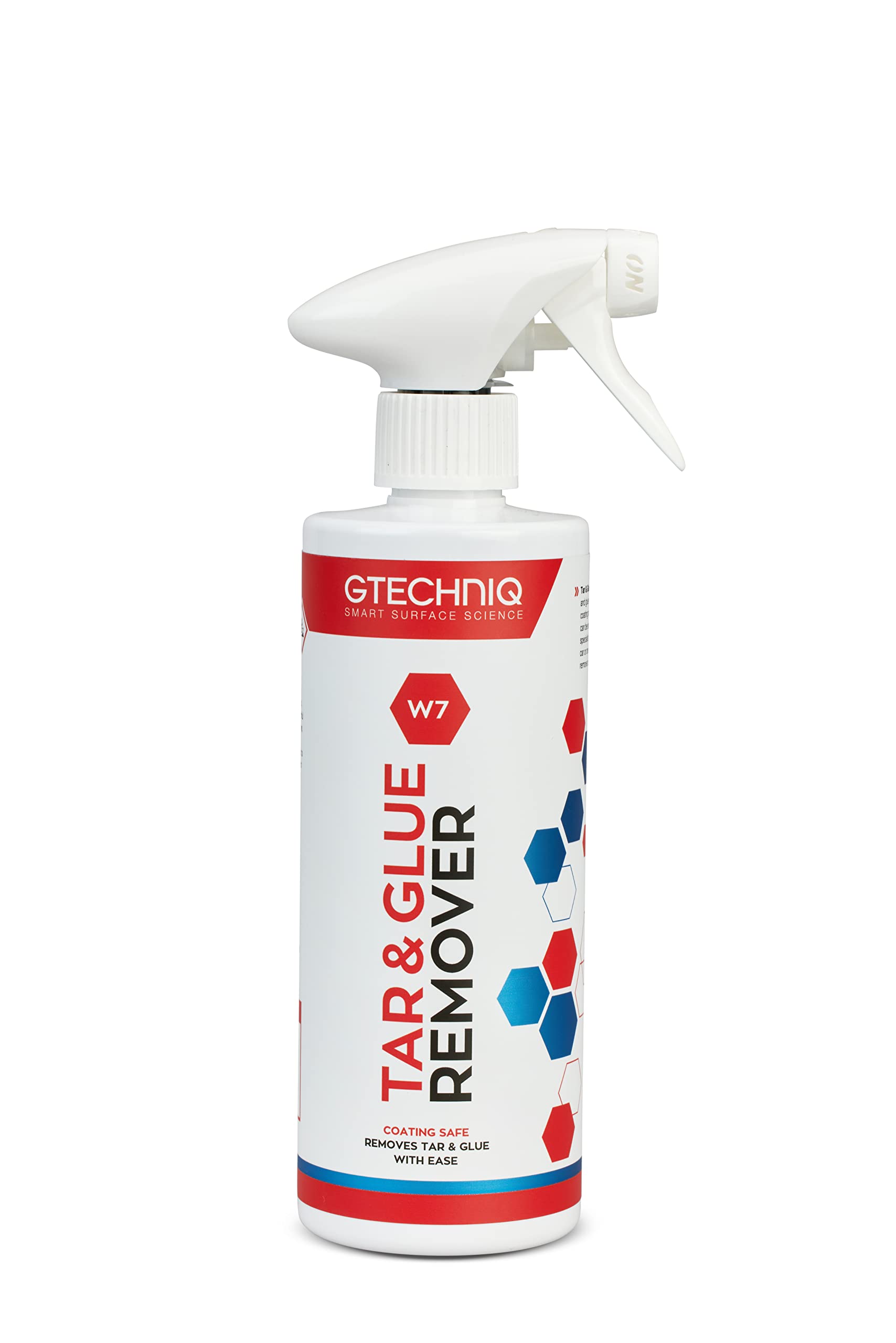 Gtechniq - W7 Tar And Glue Remover - Full Strength Solvent Based, Softens And Dissolves Adhesive, Safe To Use With Waxes, Coatin