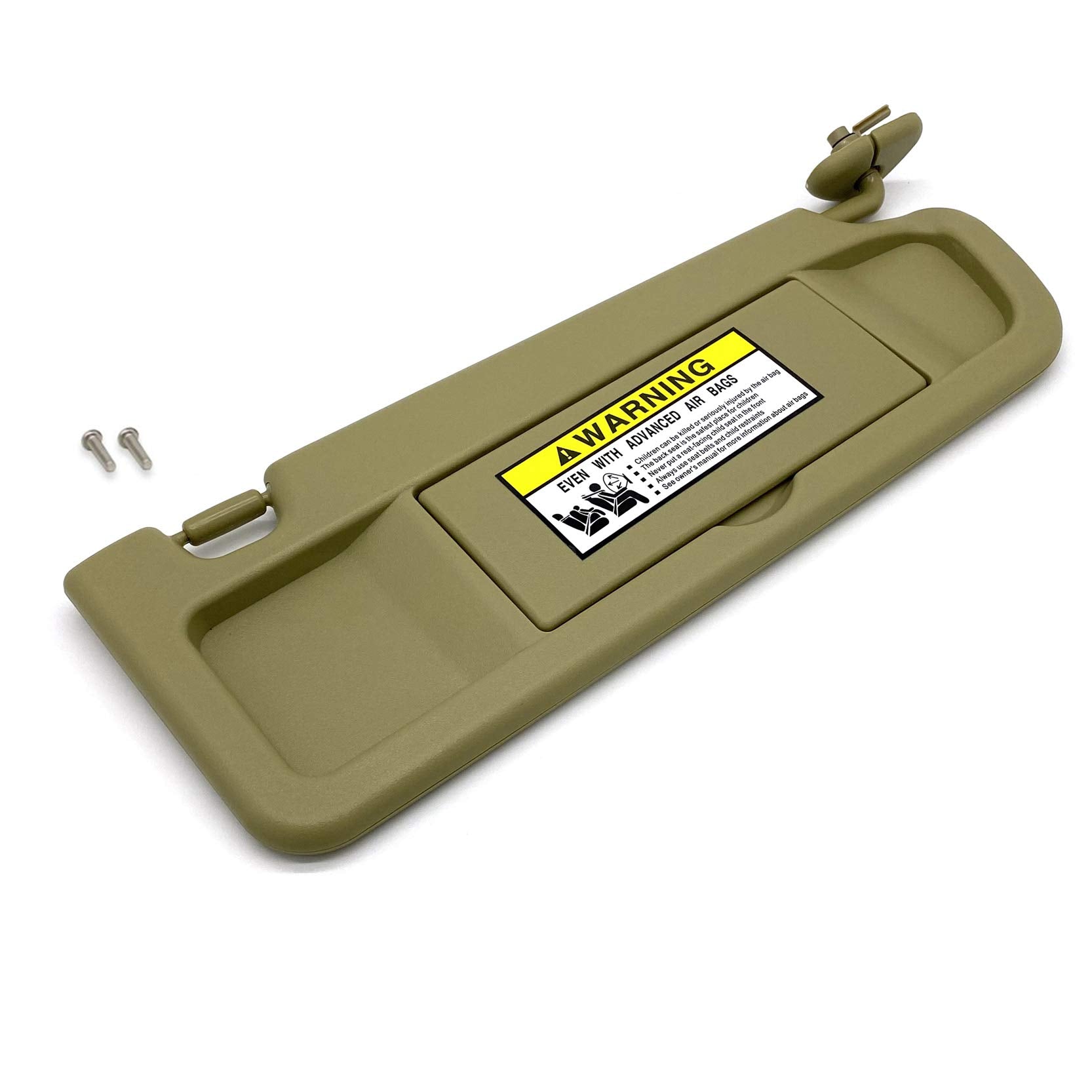Ezzy Auto Beige Right Passenger Side Sun Visor For Civic 06-11 Ex Lx Sedan Si Coupe 83280-Sna-A01Za