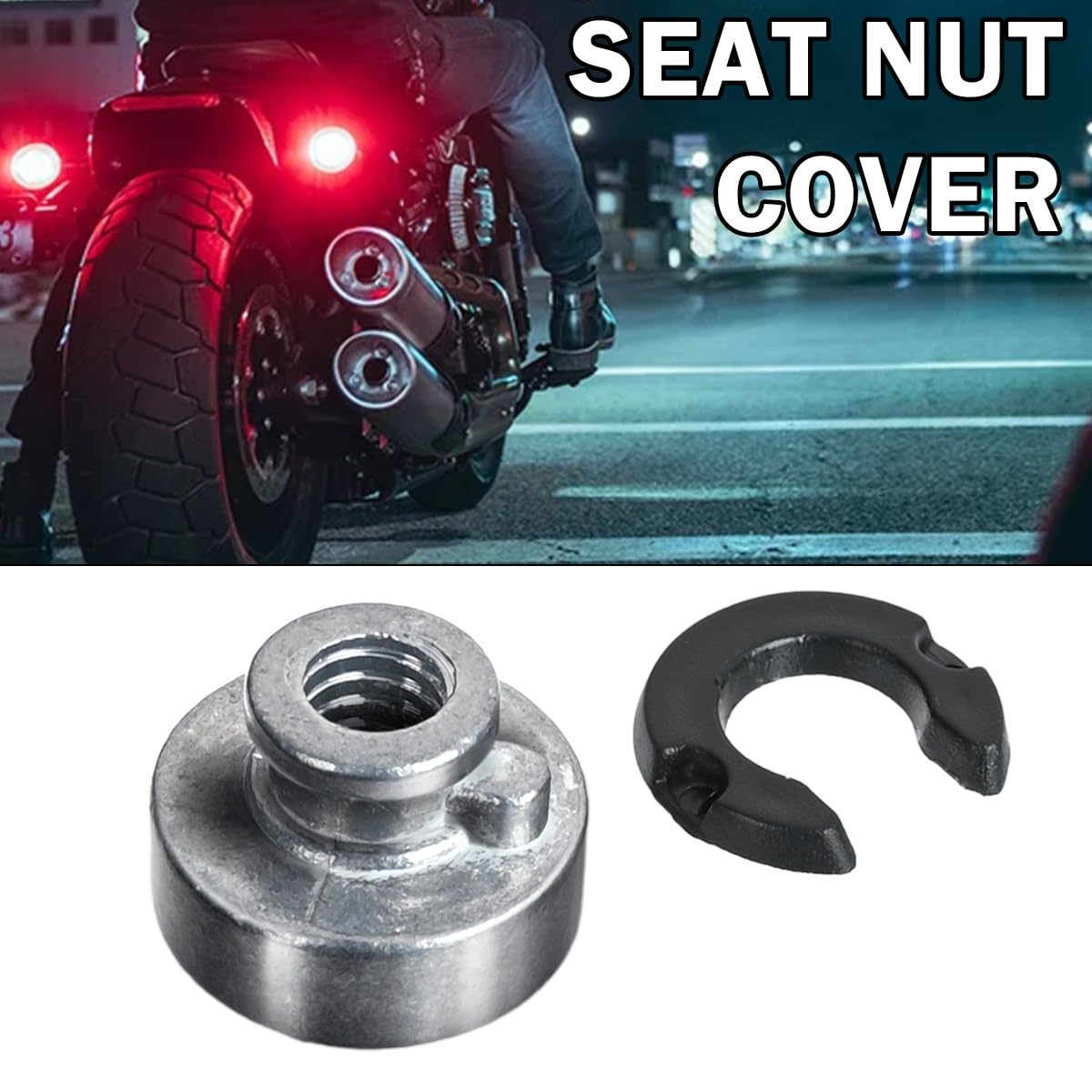 Oicctbf Motorcycle Zinc Alloy Rear Fender Seat Nut Seat Base Mounting Kit For Davidson For Touring Electra Glide Street Glide Fo