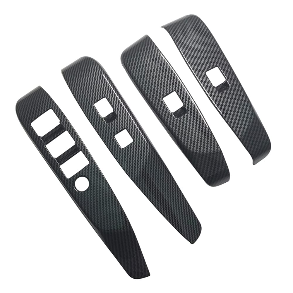 Kolya Interior Door Window Switch Panel Cover Window Control Button Trim for Toyota Camry 8th Gen Accessories 2018 2019 2020 202