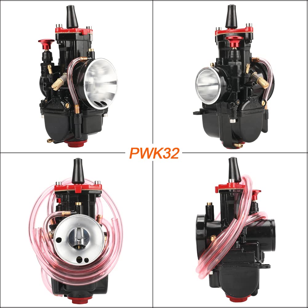 JXMOTO PWK Carburetor 32mm for 2T/4T Engines - Universal Fit for Dirt Bikes, Scooters, ATVs, and Motorcycles