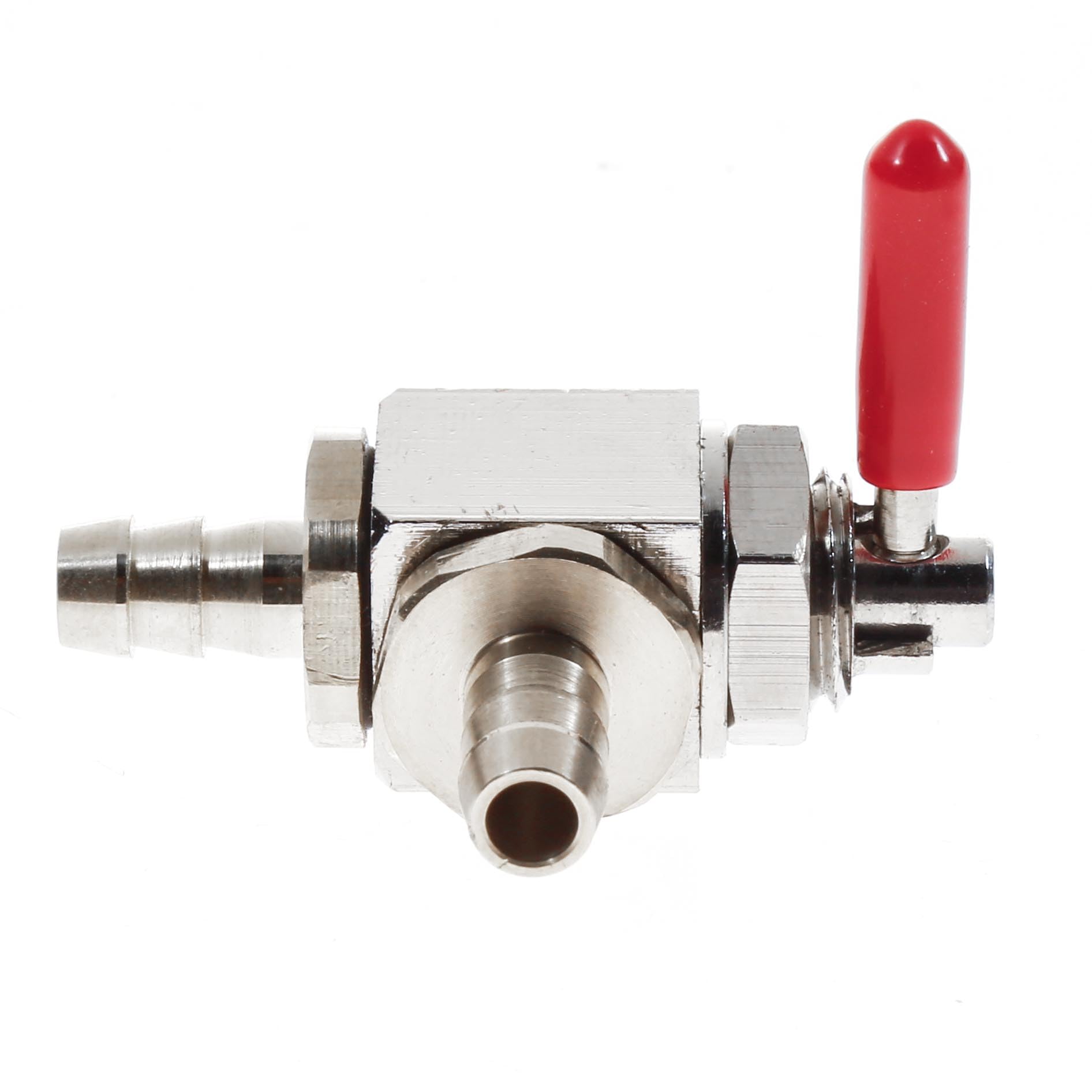 Raider 07-7118 Universal 90-Degree Turn Fuel Shut Off Valve, Steel, Fits 1/4" Line, 5.6 inches