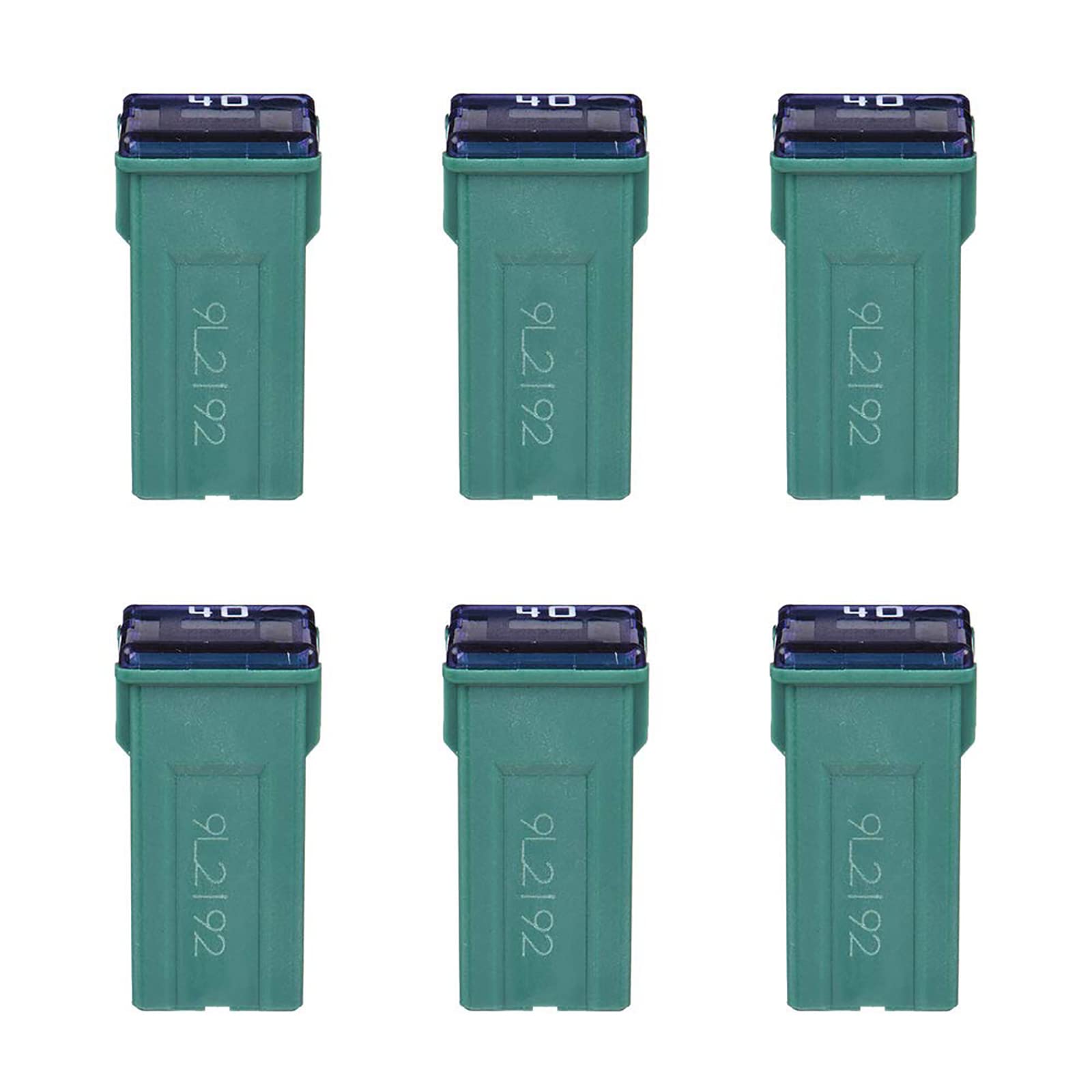 6 Pieces Tall Standard Fuses 40 Amp Jcase Box Shaped Fuse Compatible For Ford Chevy Gm Nissan Toyota Pickup Trucks Cars Suv