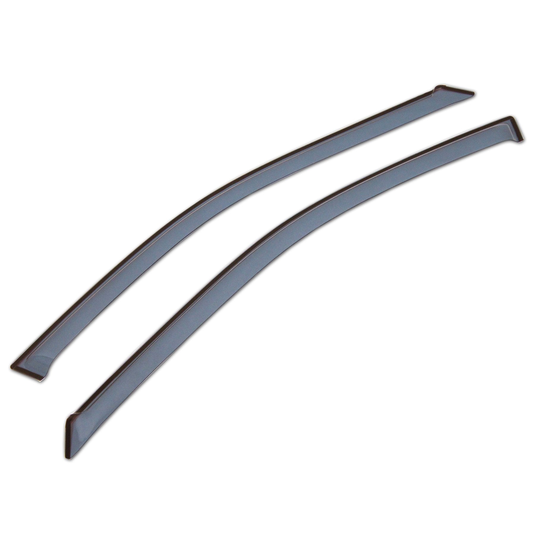 Tuningpros Outside Mount Window Vent Visors Rain Guards Compatible With Ford F-450 Regular Cab 1999-2016 | Side Window Wind Defl