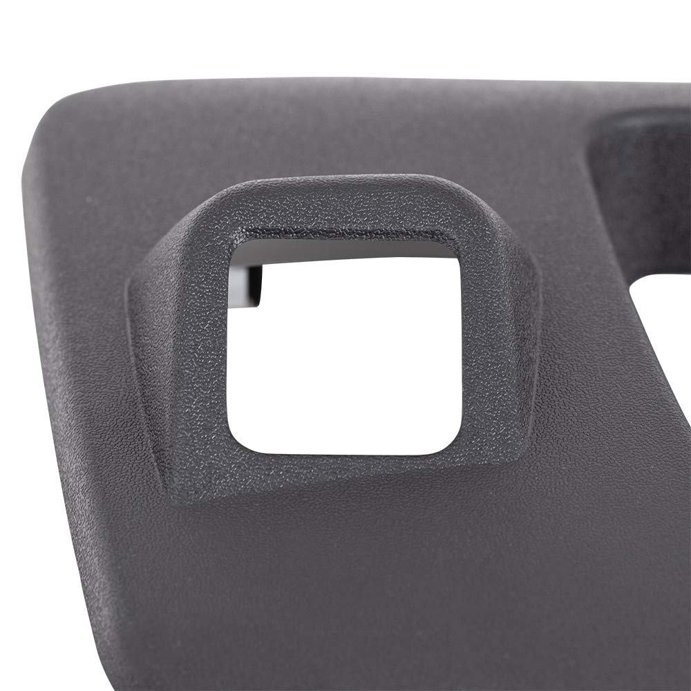 Brock Replacement Tailgate Handle Trim Bezel Textured W/Keyhole & Rear-View Camera Hole Compatible With Silverado Sierra Pickup