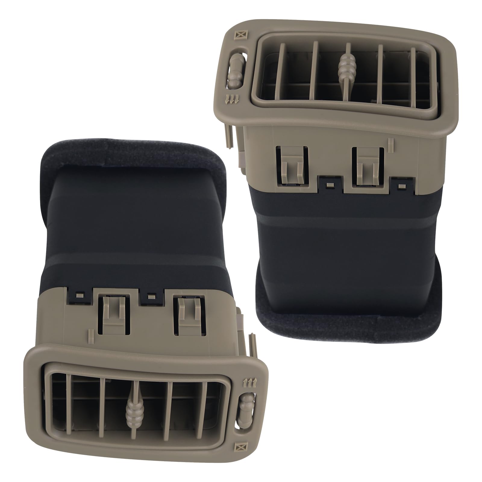 APPERFiT Dash A/C Air Vent - Tan, Compatible with 1999-2007 Chevy/GMC Models, Replaces 15169325, Model VT003TAN