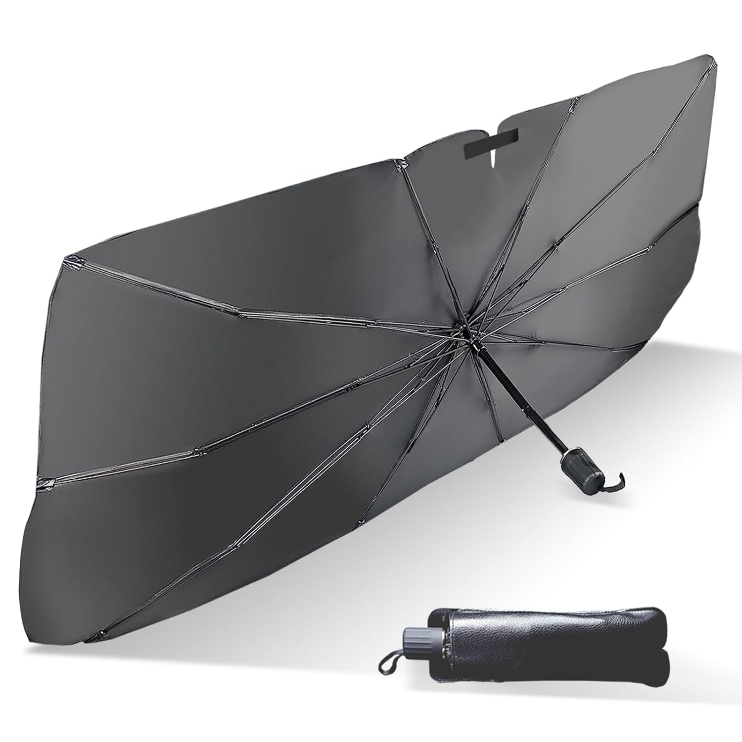 Yogilabel car Windshield Sun Shade Protector Foldable Car Shades for Windows, 3 Layers UV Block Umbrella, Car Front Window Heat