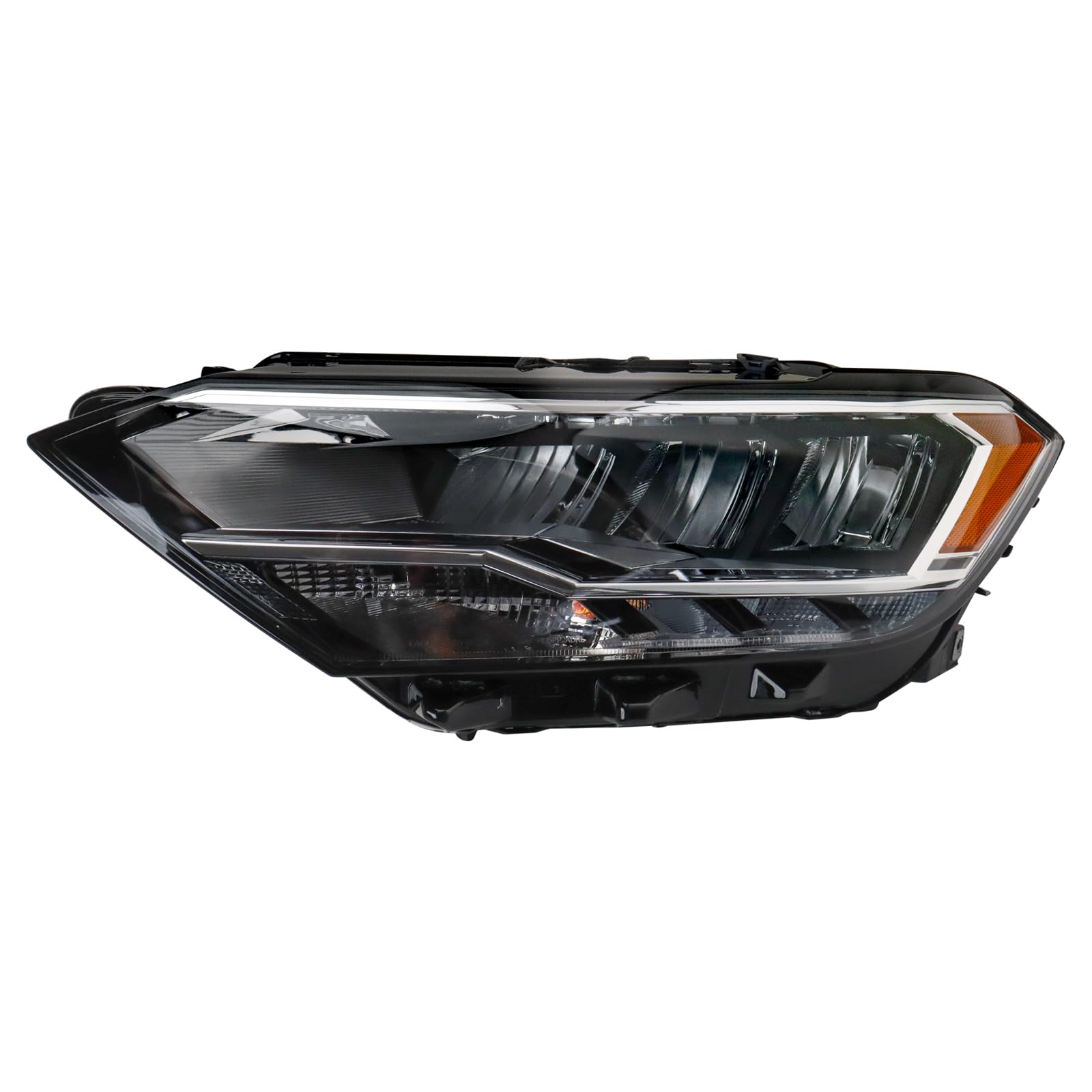 Trq Driver & Passenger Side Headlight Assembly Set Headlights Driver & Passenger Side Compatible With 2019-2023 Volkswagen Jetta