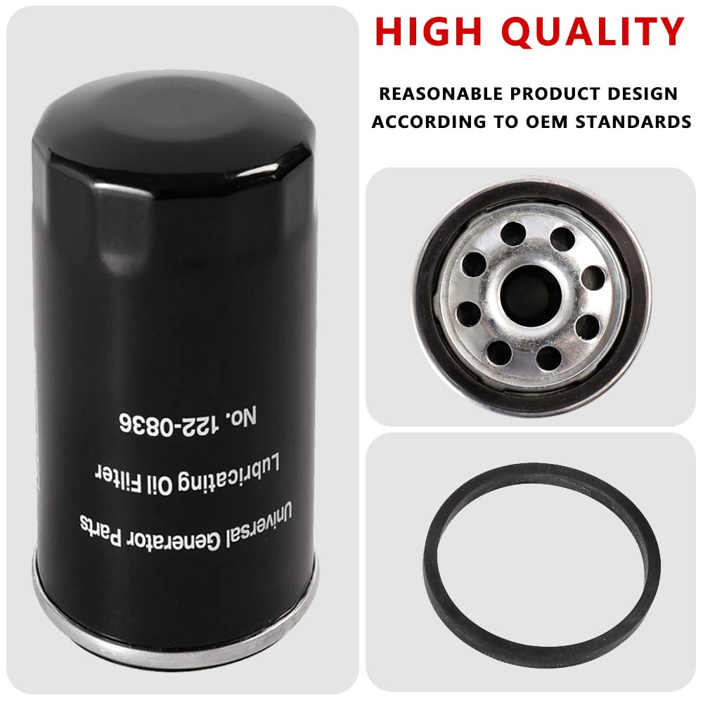 122-0836 Oil Filter Spin-On Fits For Rv Qg 5500/7000 Series Hgjaa Hgjab Hgjac Replaces Oe# 01220836 B7238 Ph2875 Ph10027