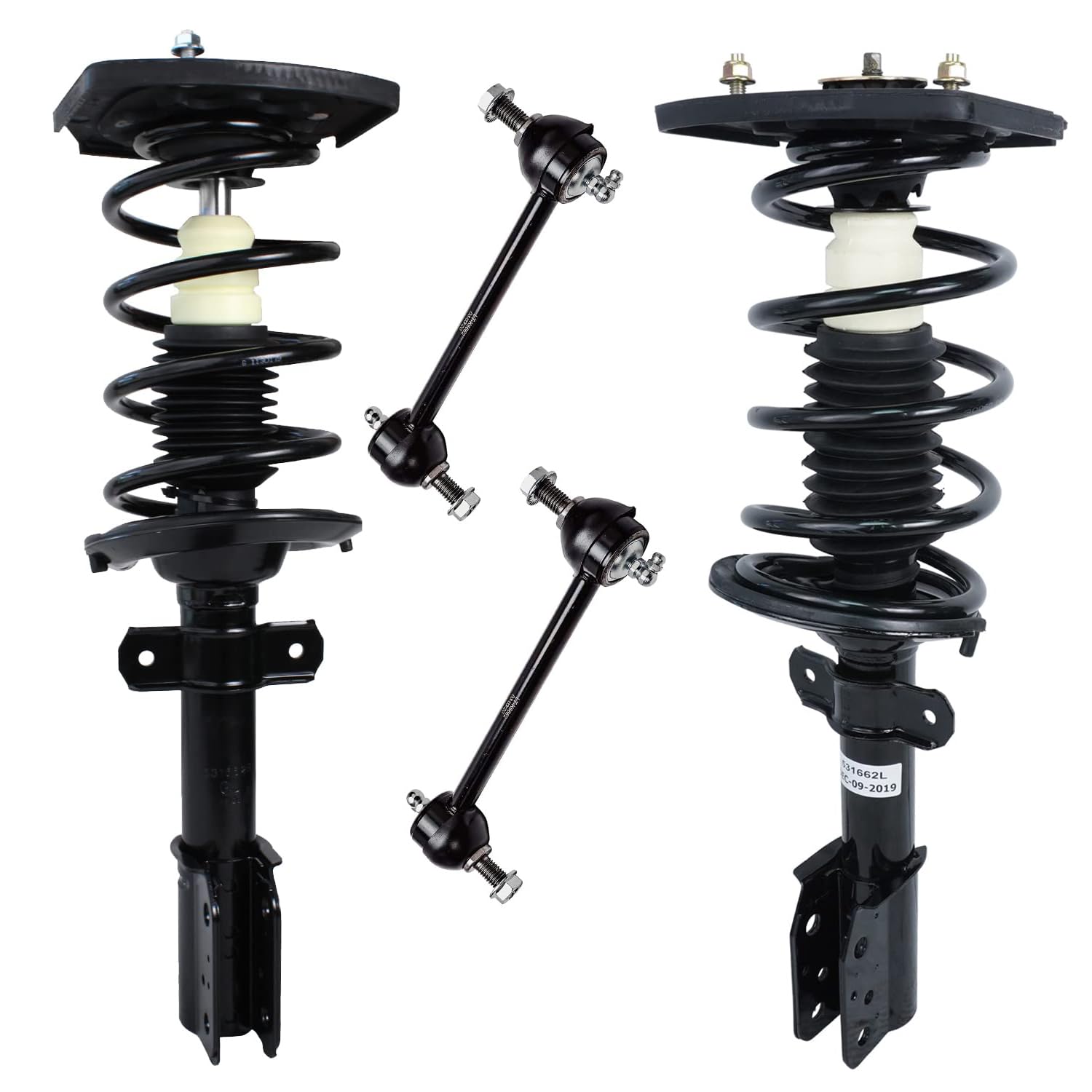 Detroit Axle - Rear Struts Sway Bars For 97-05 Buick Century 97-03 Pontiac Grand Prix 97-04 Regal [Excludes 18'' Wheels] Complet