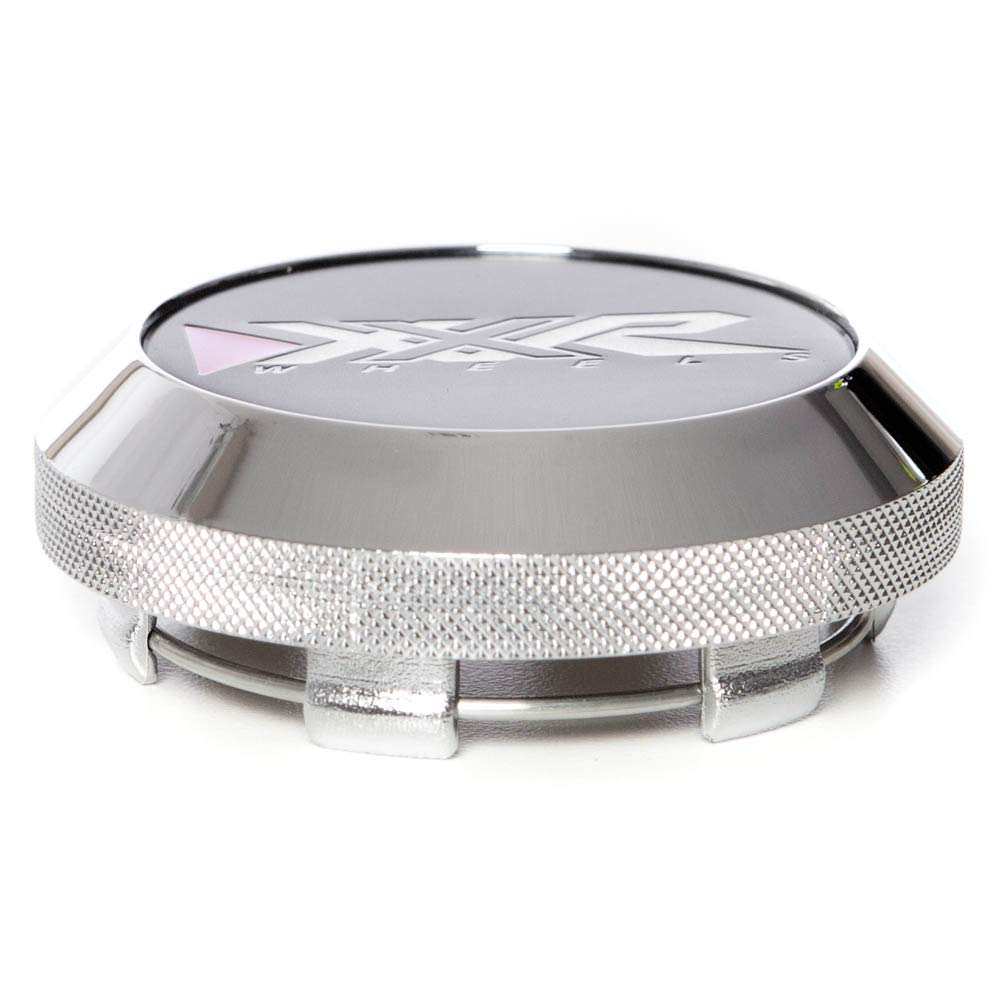 Circuit Performance XXR Wheels Center Cap, Chrome/Black, Model CAP-654C-BK-EMB, Fits Styles 527, 530, 531, 532, 535,