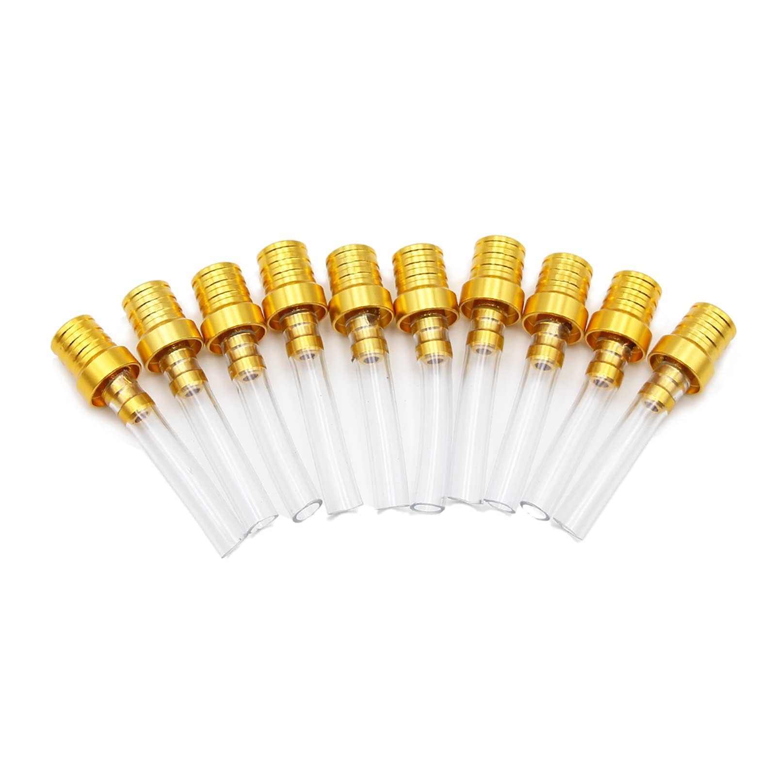 Pro Bat 10 Pack Cnc Motorcycle Gas Cap Two-Way Breather Tube Vent For Dirt Bike Pit Bike Atv All Factory Crf Xr Cr All Quads All