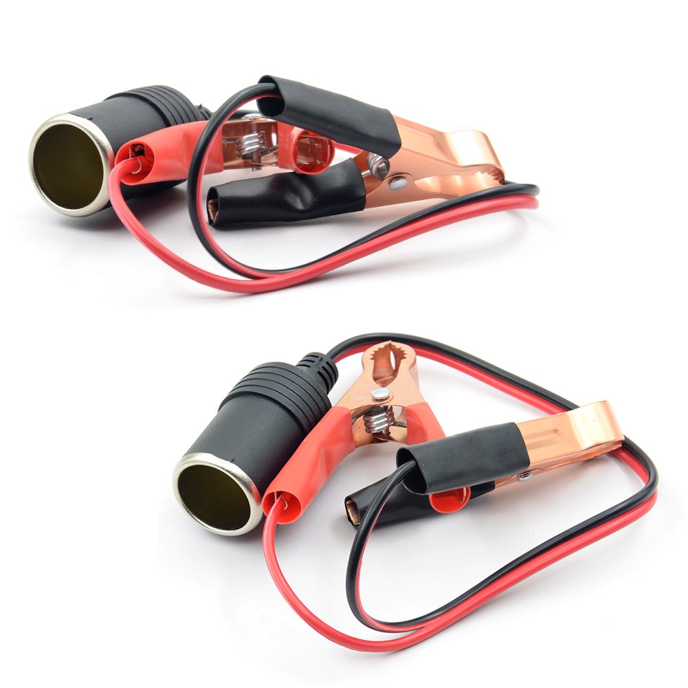 VSTM OBD II Vehicle ECU Power Supply Cable, 3M Alligator Clip, 12V Battery Extension, Model VST-939