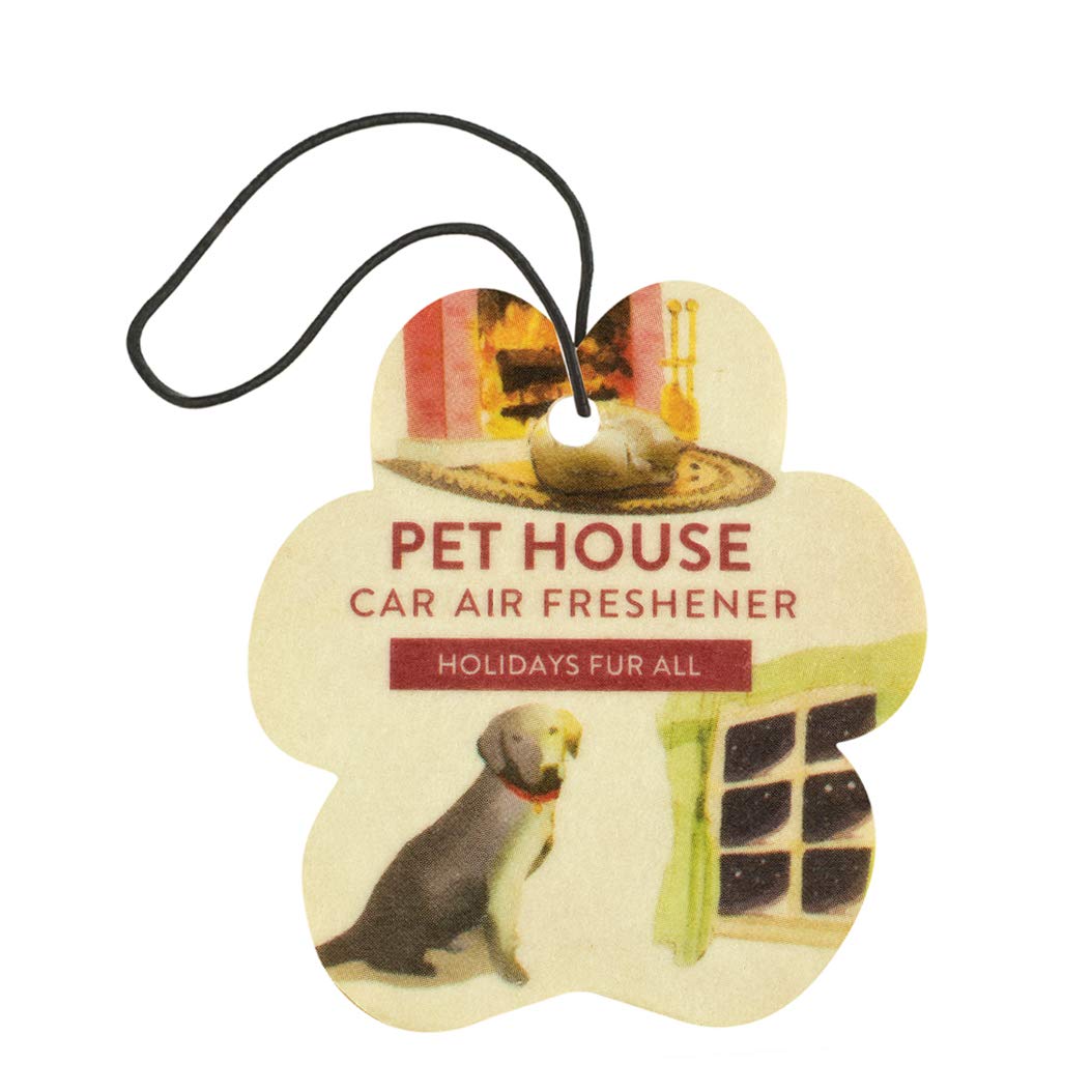 One Fur All Pet House Car Air Freshener - Holidays Fur All Pack Of 4 - Non-Toxic Car Air Freshener - Pet-Friendly Air Freshener