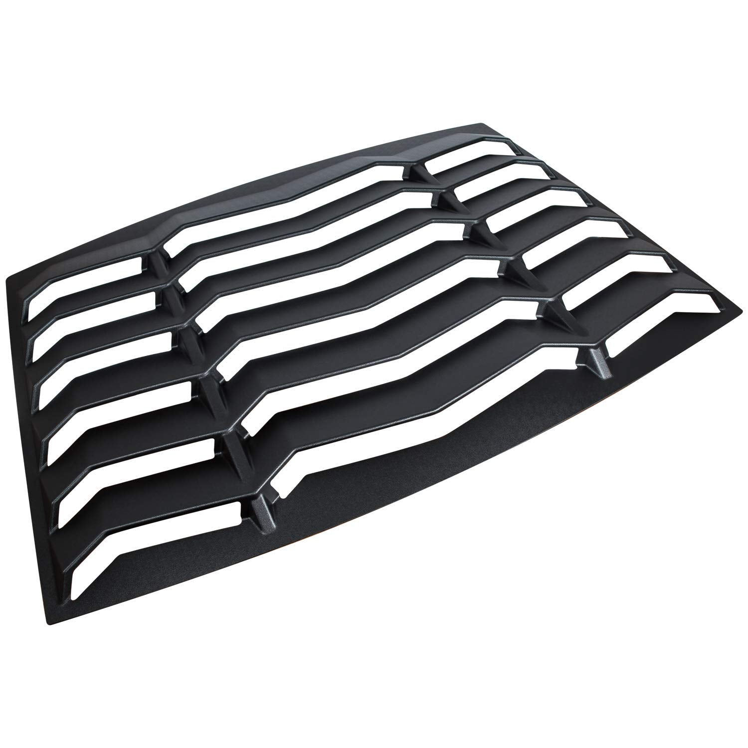 CUMART Rear Window Louvers Sun Shade Cover, Matte Black, 2005-2014 Ford Mustang, Durable ABS Material