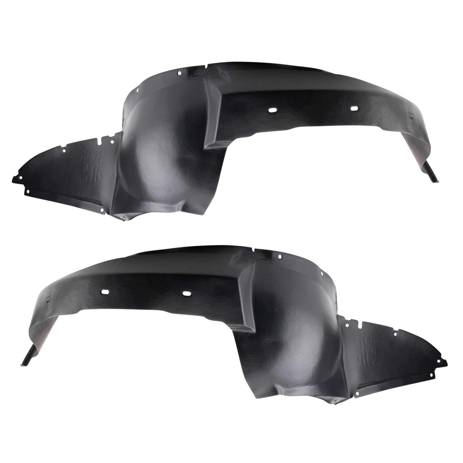 Trq Inner Fender Liner Set Compatible With 2005-2010 Chevrolet Cobalt 2007-2009 Pontiac G5 Gm1250120 Gm1251120