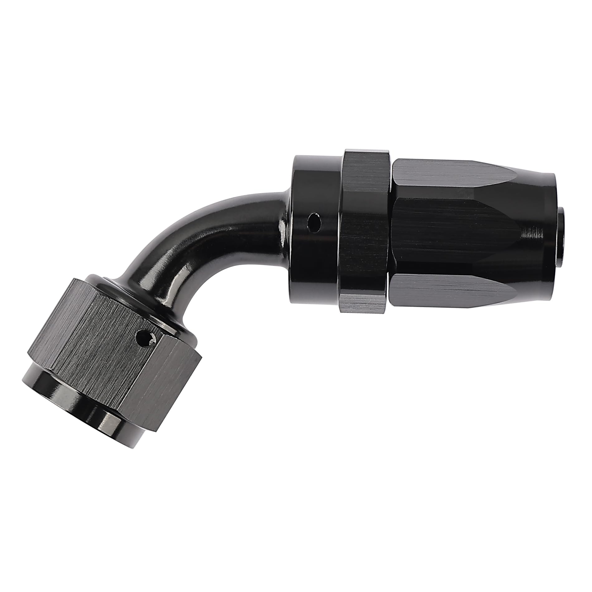 Evil Energy 8An Hose End Fitting 60 Degree Swivel For Cpe Braided Fuel Hose Black