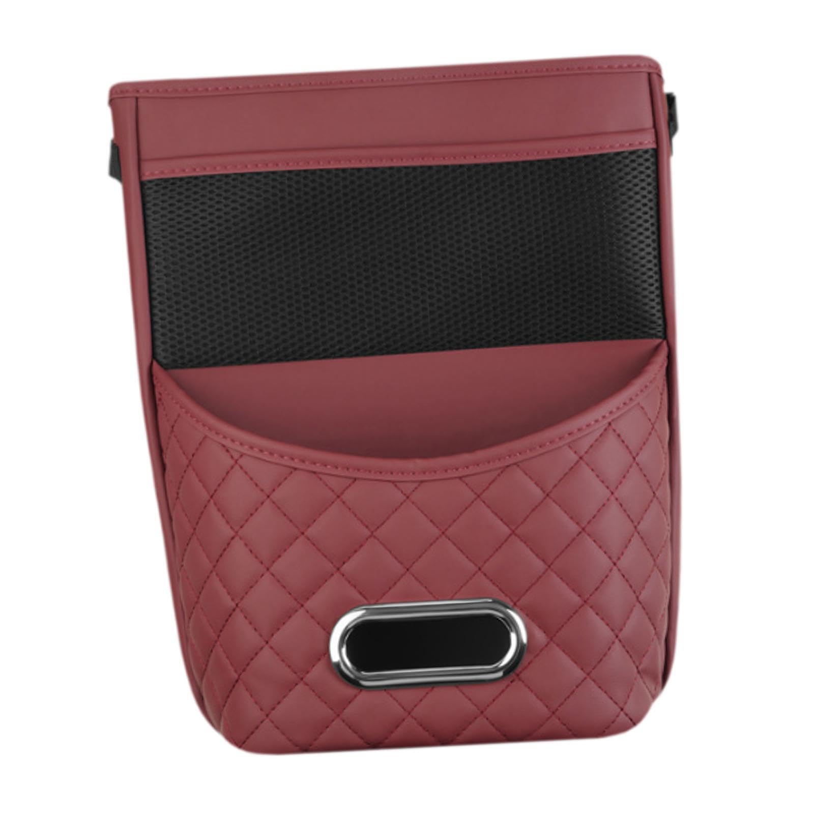 LOOM TREE Car Organizer Storage Between Seats Versatile Simple Installation Pu Leather Red | Parts & Accessories | Car & Truck P