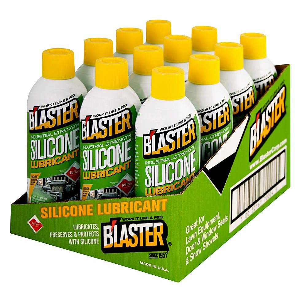 Blaster 16-SL-12PK Industrial Strength Silicone Lubricant- 11-Ounces - Case of 12