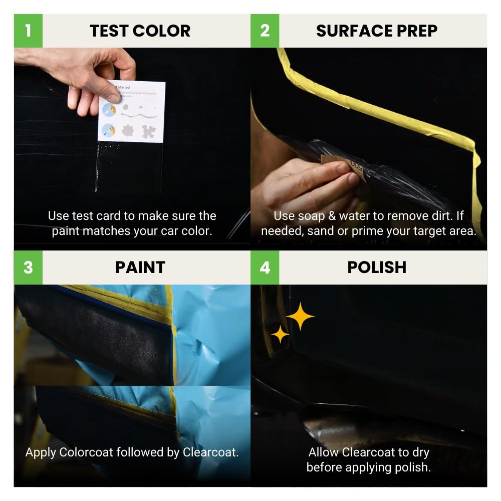 Touchupdirect C4F Arctic Race Blue Metallic Compatible With Bmw Exact Match Touch Up Paint Aerosol - Essential Kit