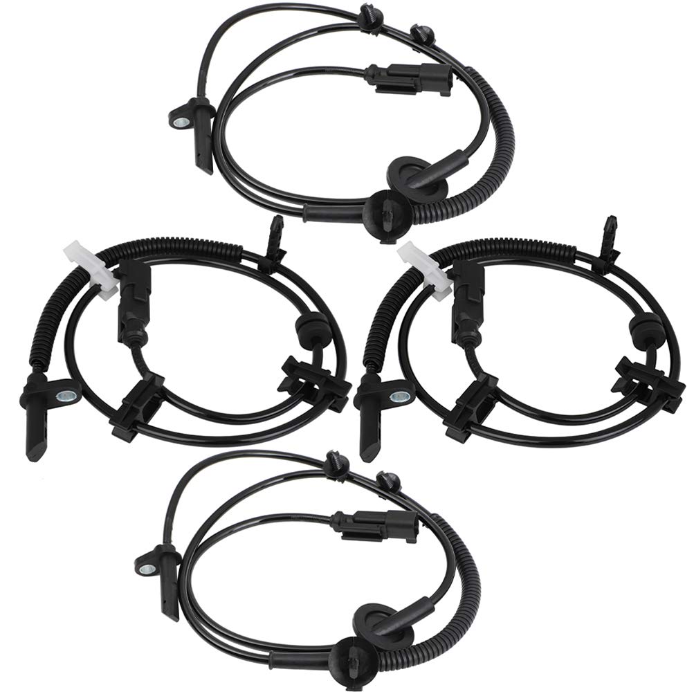 ROADFAR 4 x Left&Right&Front&Rear ABS Wheel Speed Sensor ABS Sensor Fit for 2008-2016 for Buick Enclave 2009-2016 for Chevrolet 
