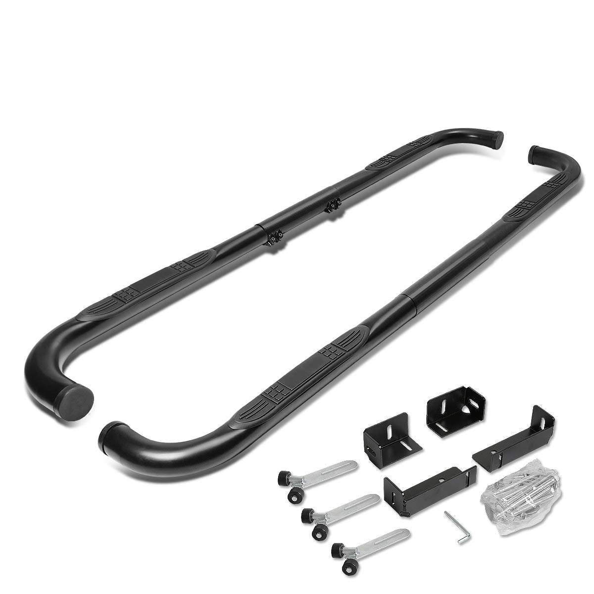 Dna Motoring Stepb-3-Uni-Bk Black 3'' Side Step Nerf Bar Running Board Replacement Compatible With 00-11 Suburban/Tahoe/Yukon 15