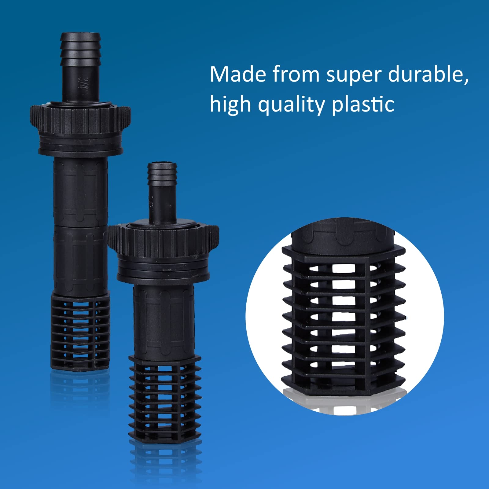 Toolazy Ebb & Flow Fitting Kit - Complete Hydroponics System with 2 Extensions, Plastic Material, Ideal for Tidal Irrigation & Flood Drain