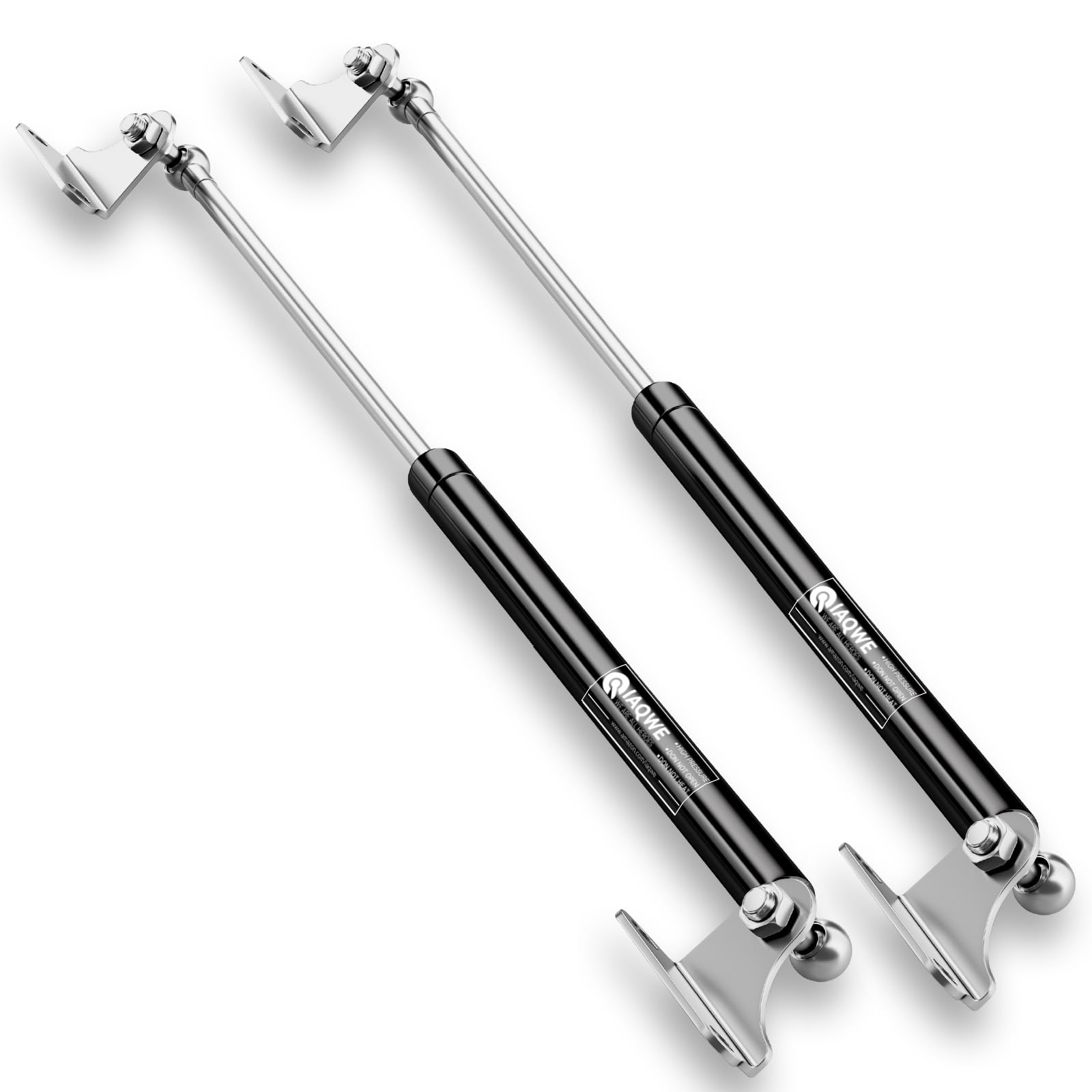 23 Inch 67Lbs/300N Gas Struts Springs Shocks With L-Type Mounts For Boat Cover Rv Bed Storage Heavy Duty Tool Box Lid Trash Bin