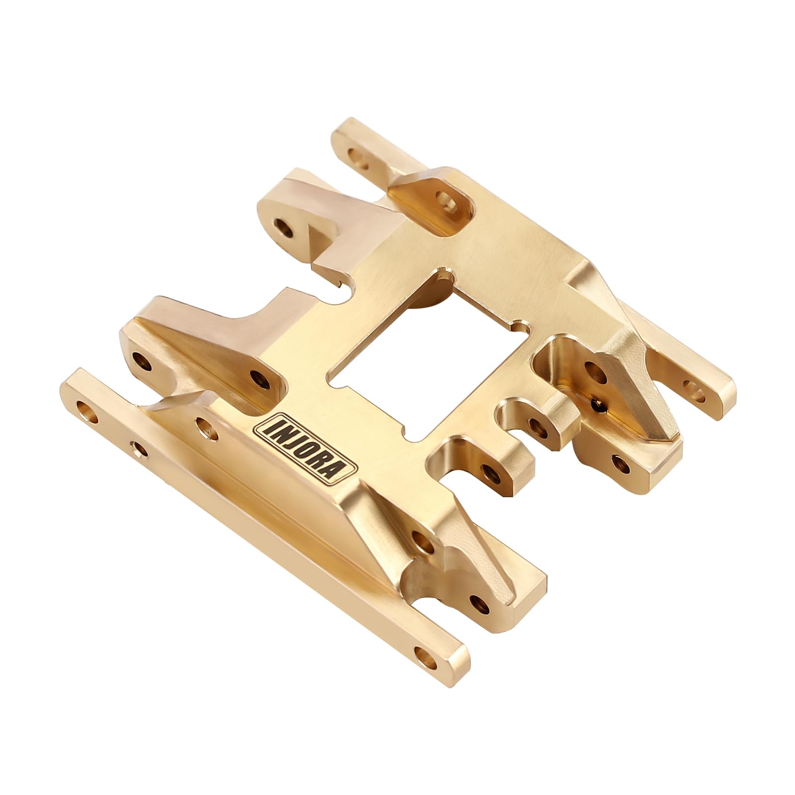 Injora Brass Skid Plate Transmission Mount Cnc Upgrade For Trx4M 1/18 Rc Crawler, 53G