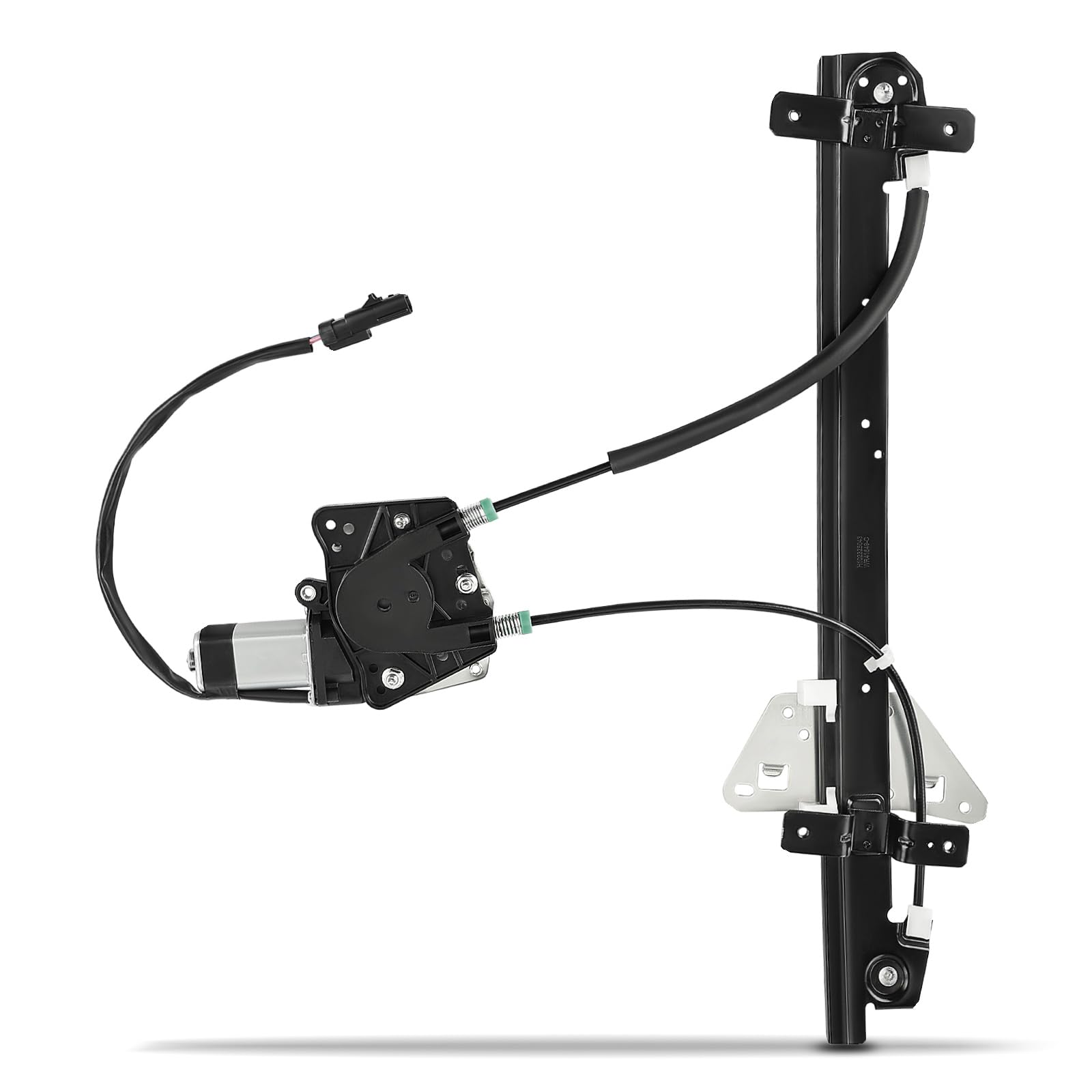 YHTAUTO Front Driver Side Power Window Regulator with 2-Pin Motor Assembly for Dodge Durango 1998-2003 Crew Cab Pickup & Dakota 