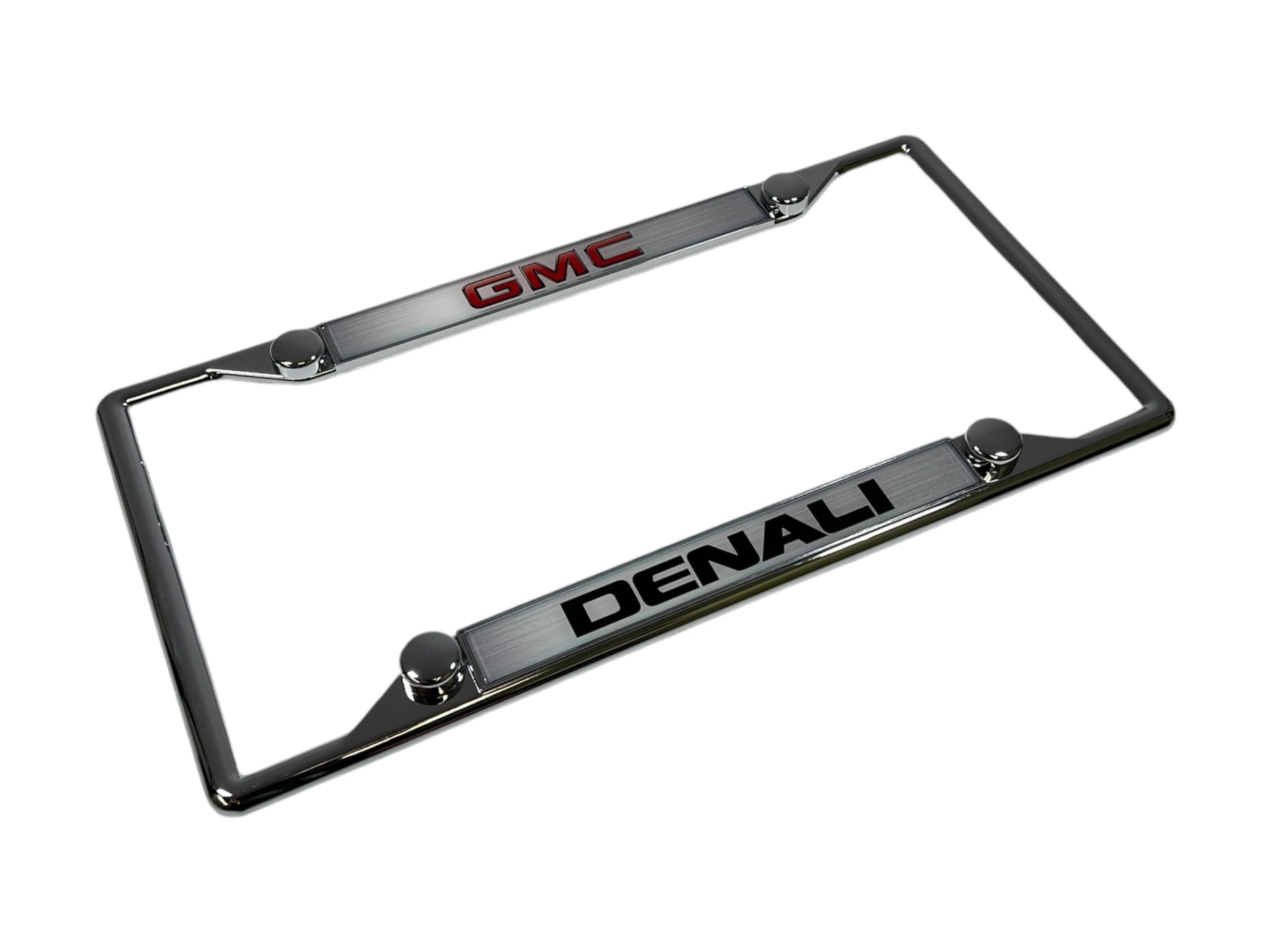 Eurosport Daytona - Compatible with GMC Denali License Plate Frame