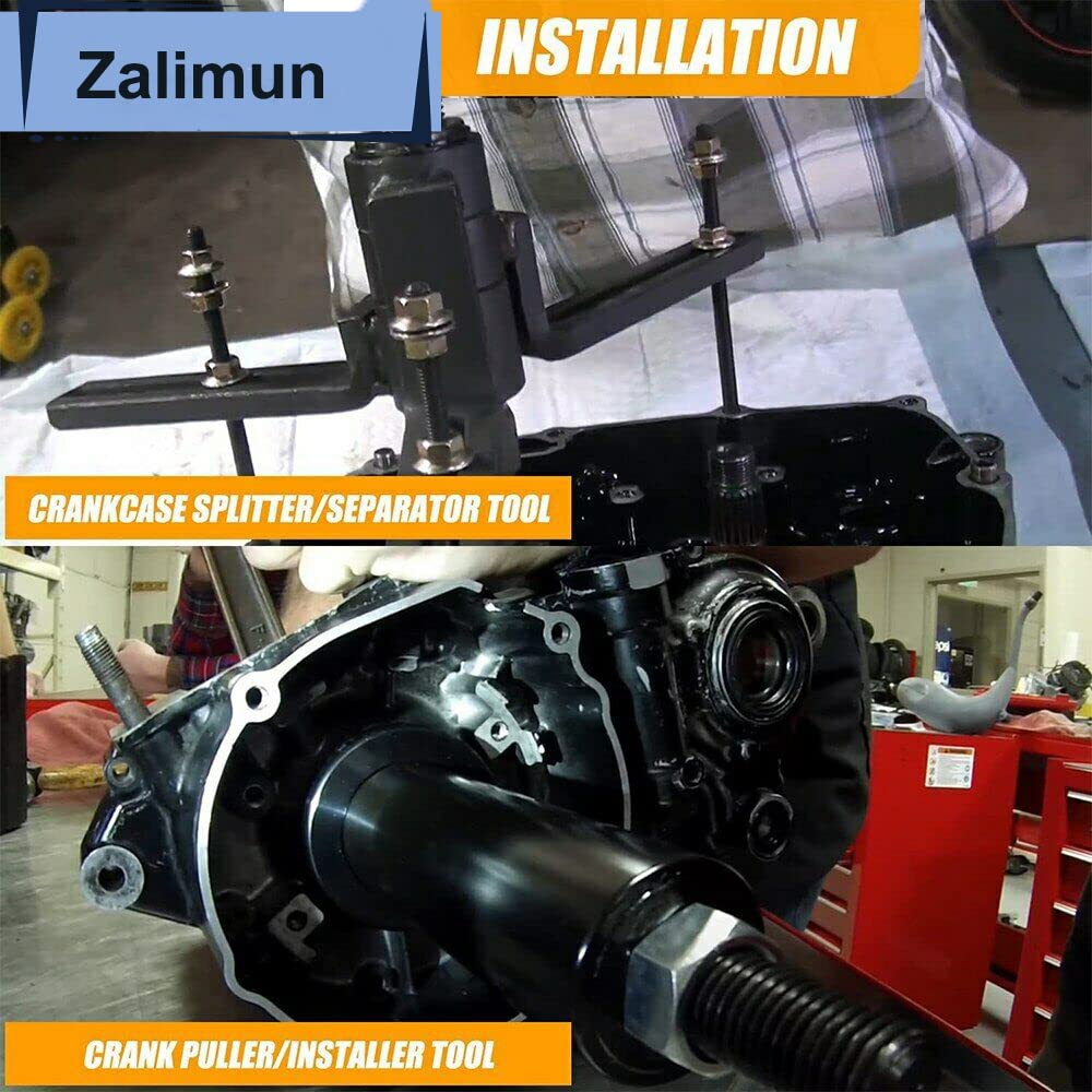 Zalimun Crankcase Splitter Separator & Crank Puller Tool, Model XLB-1036-BK, Black for Dirt Bikes