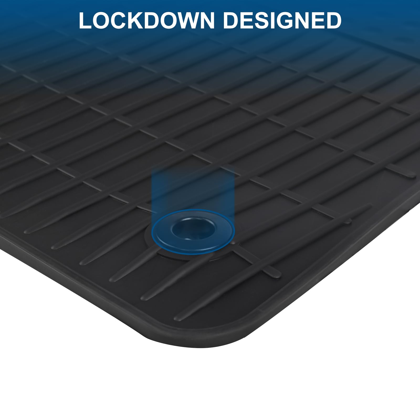 San Auto Car Rubber Floor Mat Custom Fit For Toyota Corolla Sedan 2020 2021 2022 2023 2024 2025 Automatic Transmission Full Blac