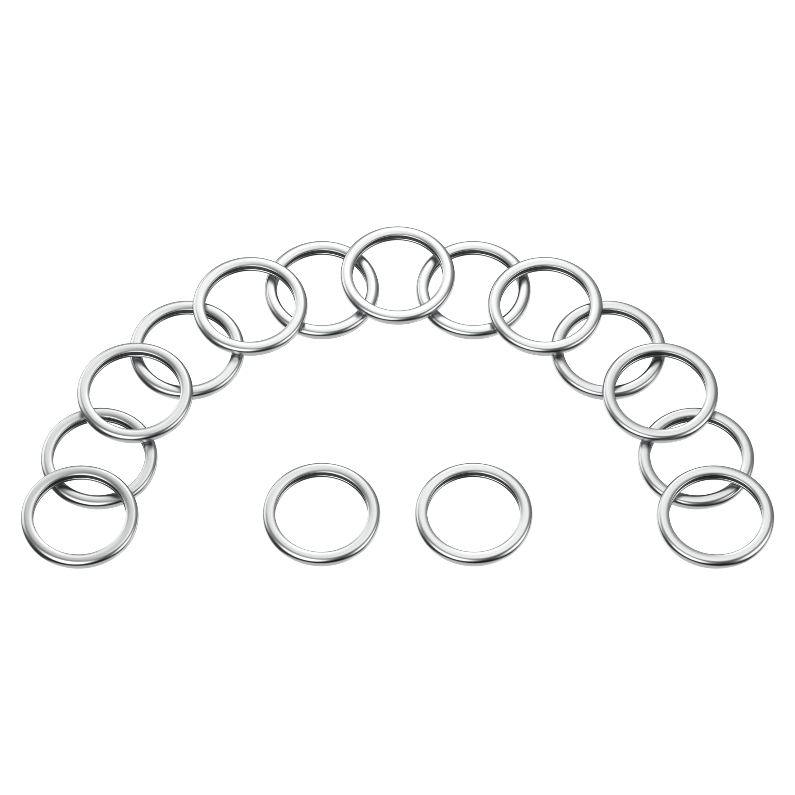 Prime Ave Aluminium Oil Drain Plug Gaskets - 16Mm Crush Washer For Leak Proof Sealing - Durable & Reliable Oil Plug Washer - Com