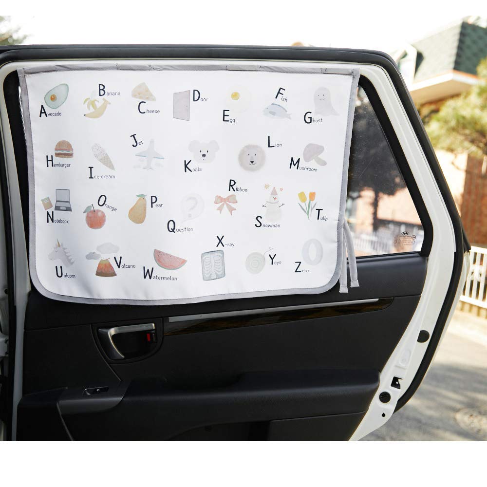 Bebedeco Magnetic Car Sun Shade Curtain For Side Window - Sun Blocker And Uv Protector For Baby, Kids, And Pets - Universal Fit