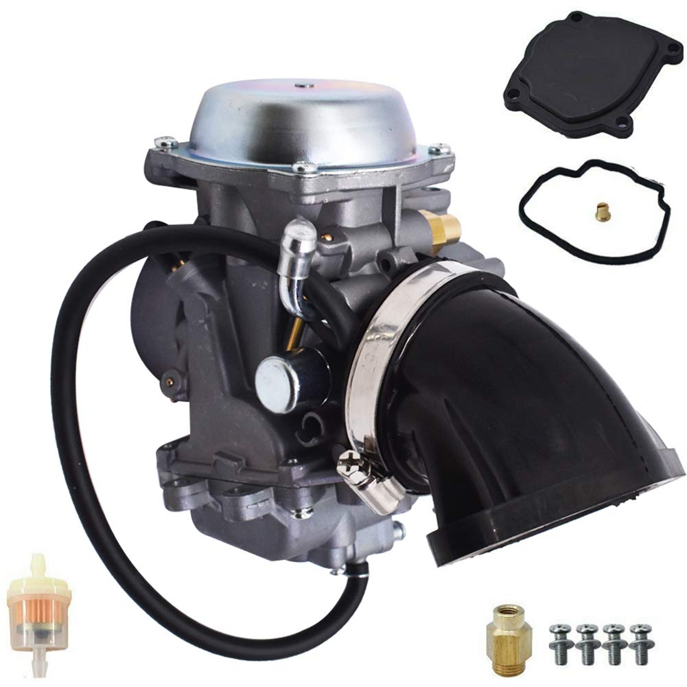 SVKCAR Carburetor for Polaris Hawkeye 400, Ranger 400/425/500, Big Boss 500, Worker 335/500, Model 3131600 with Intake Manifold