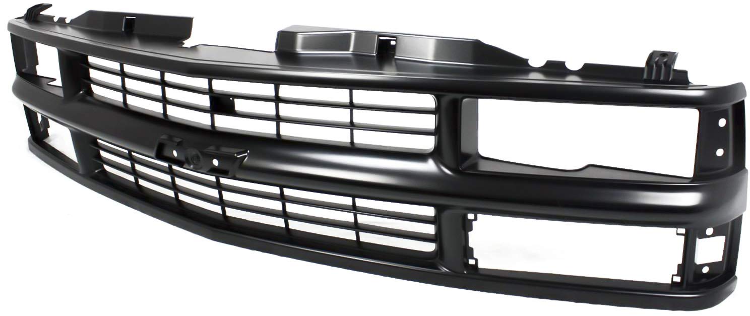 Garage-Pro Grille Assembly Compatible with Chevrolet Blazer 1994, Chevrolet C1500 1994-1999, Painted Black, Plastic