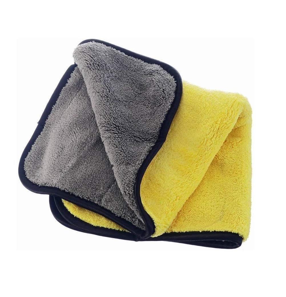 MAPPERZ Microfiber Cloth for Car Cleaning and Detailing Quick Drying 800 GSM Dual Sided, Extra Thick Plush Microfiber Cloth  40