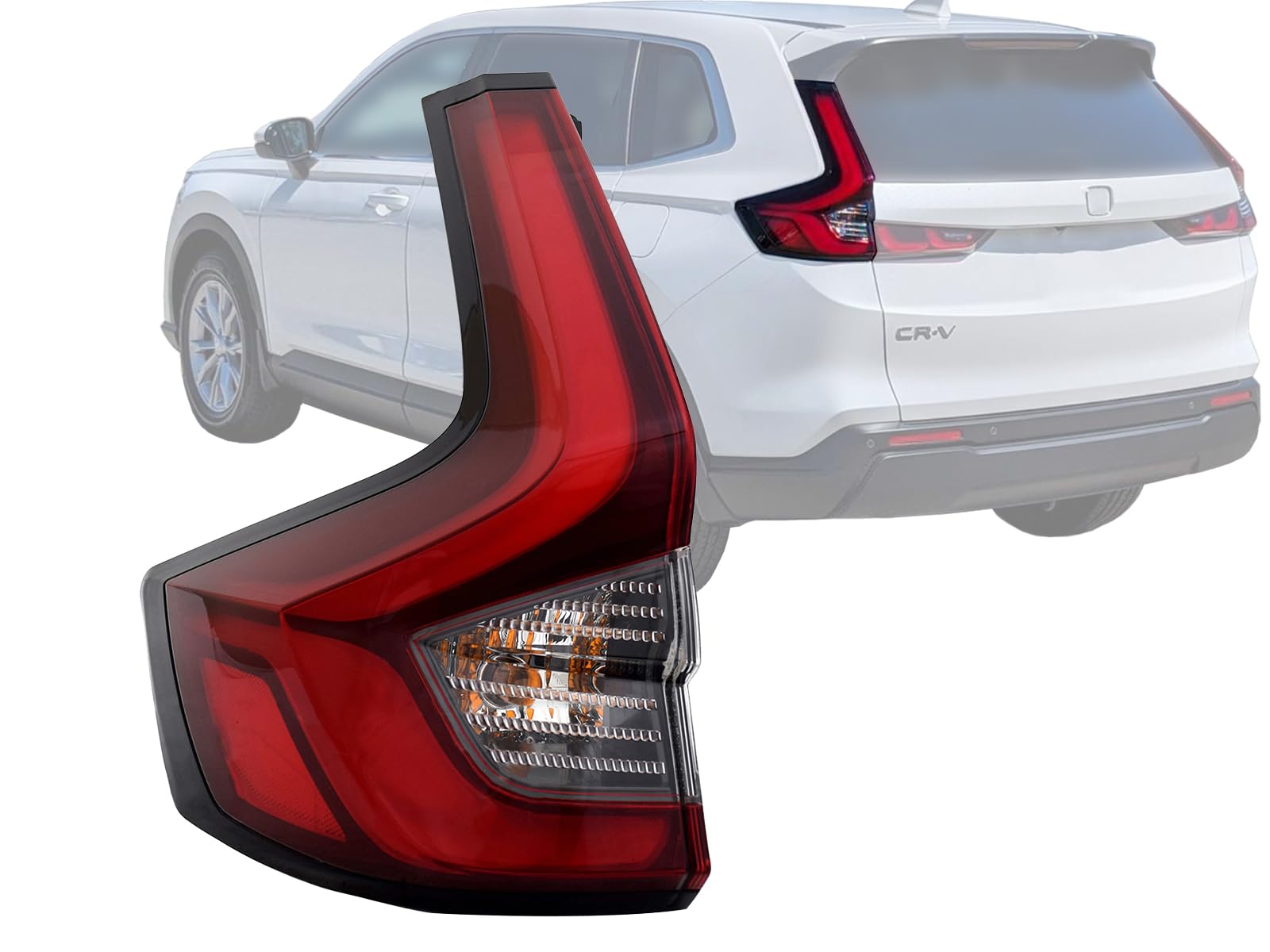 Auto Parts Avenue APA Replacement LED Tail Light Rear Lamp for 2023 2024 CR-V Mounts on Body Driver Left Side 335503A0A01 HO2804