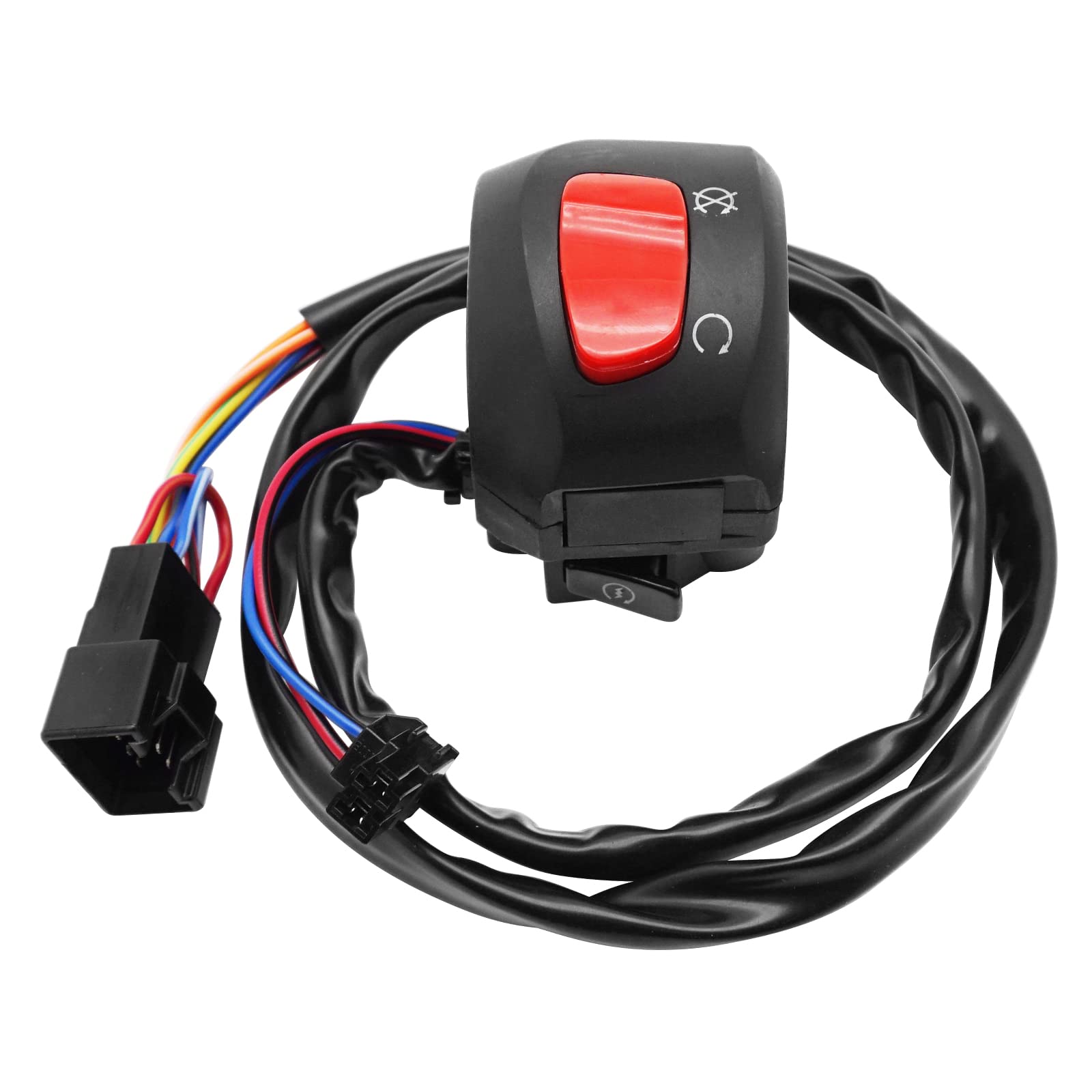 M MATI Handlebar Control Switch Start Kill Stop Button for Suzuki SV650 GSXR600 GSXR750 Bandit 1200 600 Katana 600 750 Hayabusa