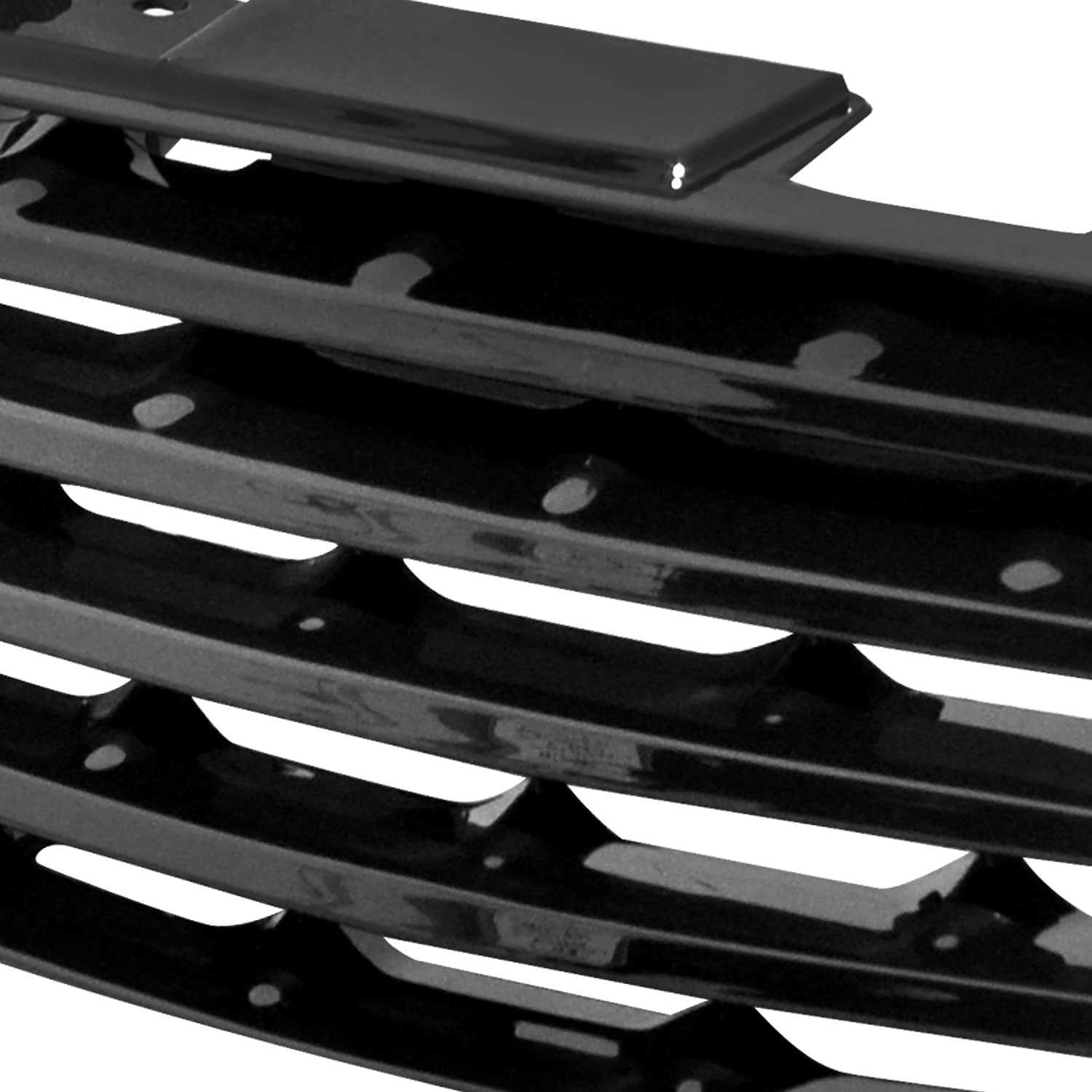 SPEC-D TUNING Black Hood Grill for 2003-2007 Infiniti G35 Coupe, Model HG-G35032JM-RS, Durable ABS Material