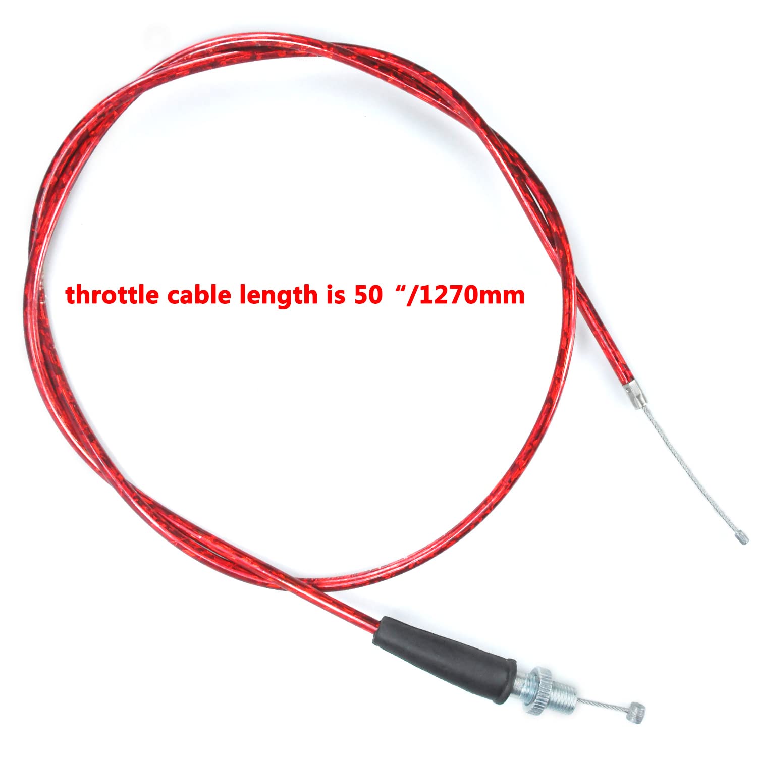 Holato 22Mm 7/8 Throttle Handle Grips Cable Clamp On Off Switch For Coleman Ct100U Ct200U Baja Doodlebug Db30 Mb165 Mb200 50Cc 90Cc 110Cc 125Cc Ssr Coolster Apollo Crf50 Pit Dirt Bike (Red)