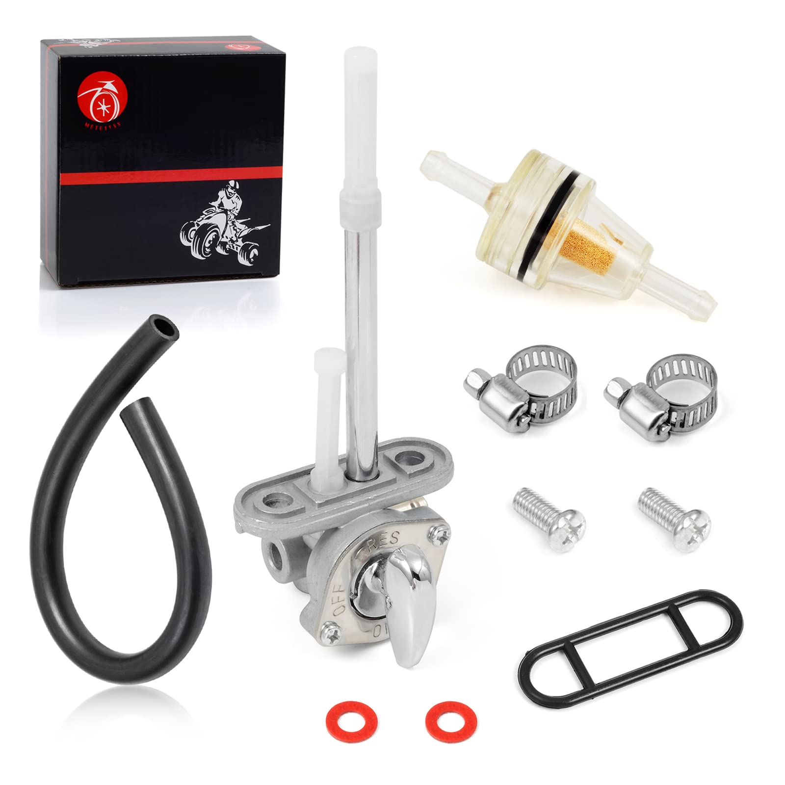 Fuel Valve Petcock for YAMAHA Bear Tracker 250 Big Bear 250 YFM250X YFM250B Timberwolf 250 YFB250 Big Bear 400 Bruin 250 3JN-245